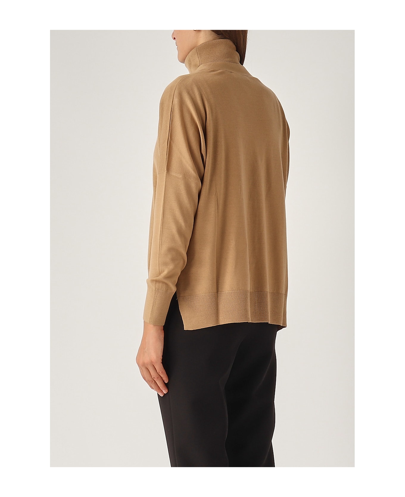 Gran Sasso Wool Sweater - CAMMELLO