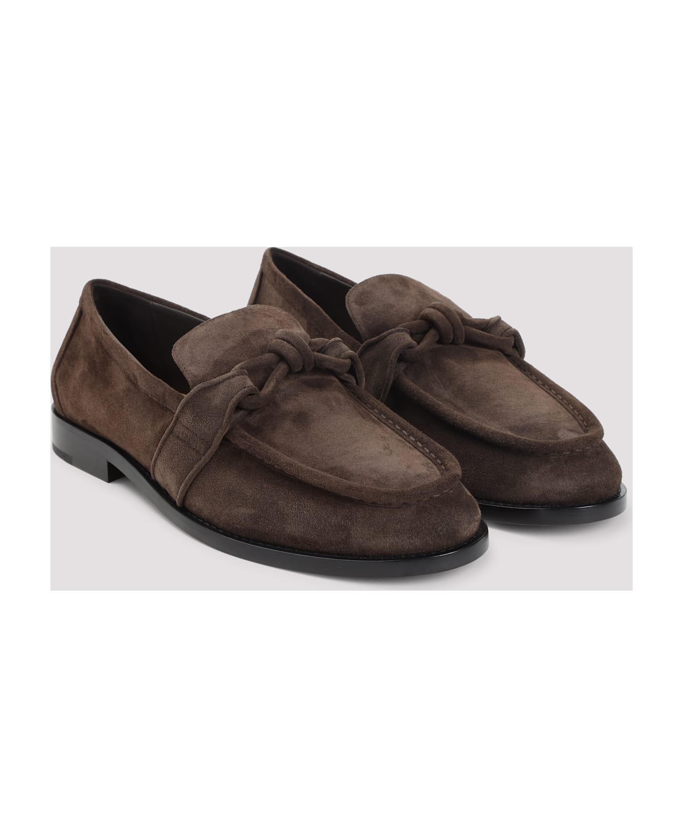 Bottega Veneta Astair Suede Loafers - Fondant
