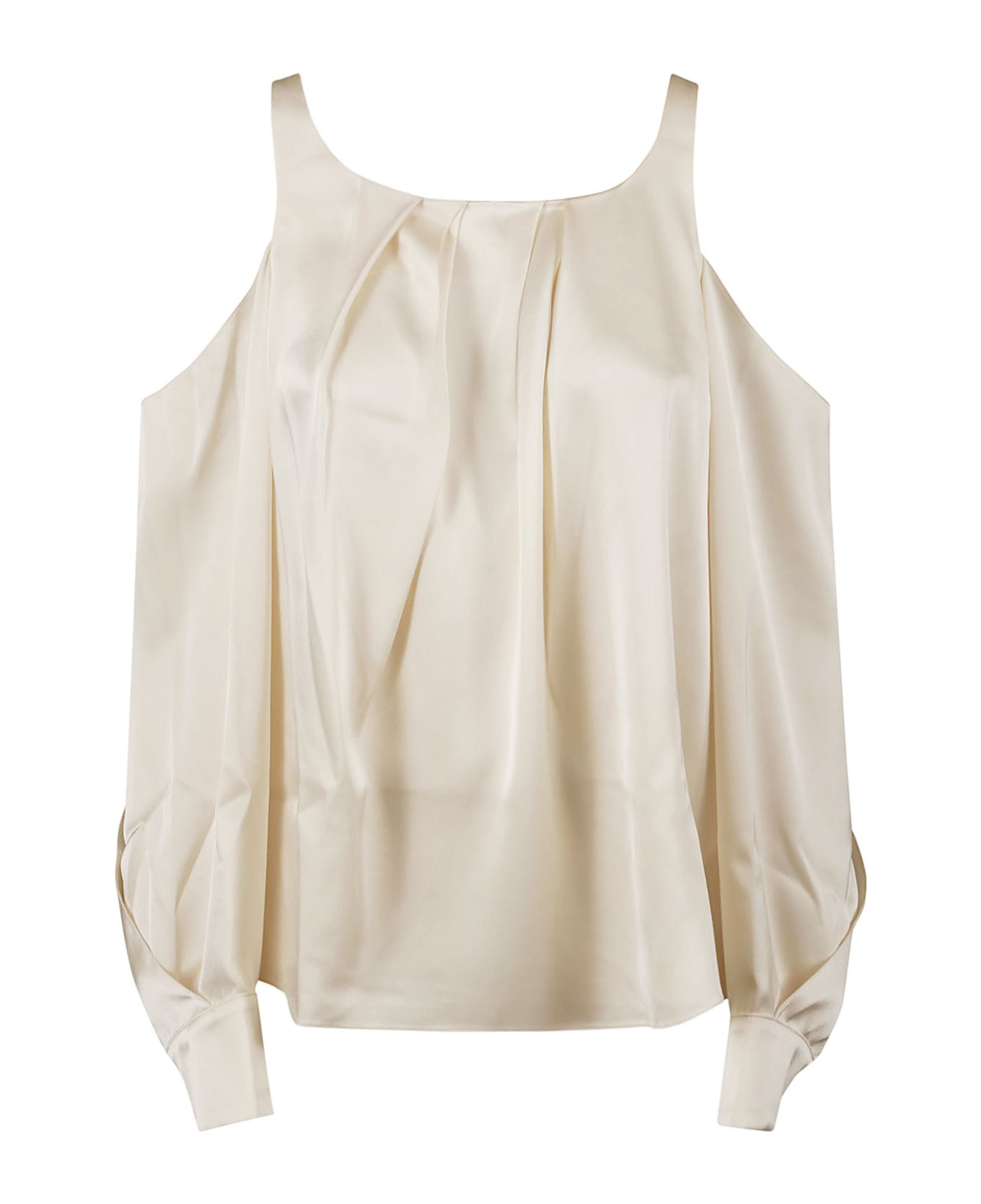 J.W. Anderson Twisted Cold Shoulder Top - Off-White