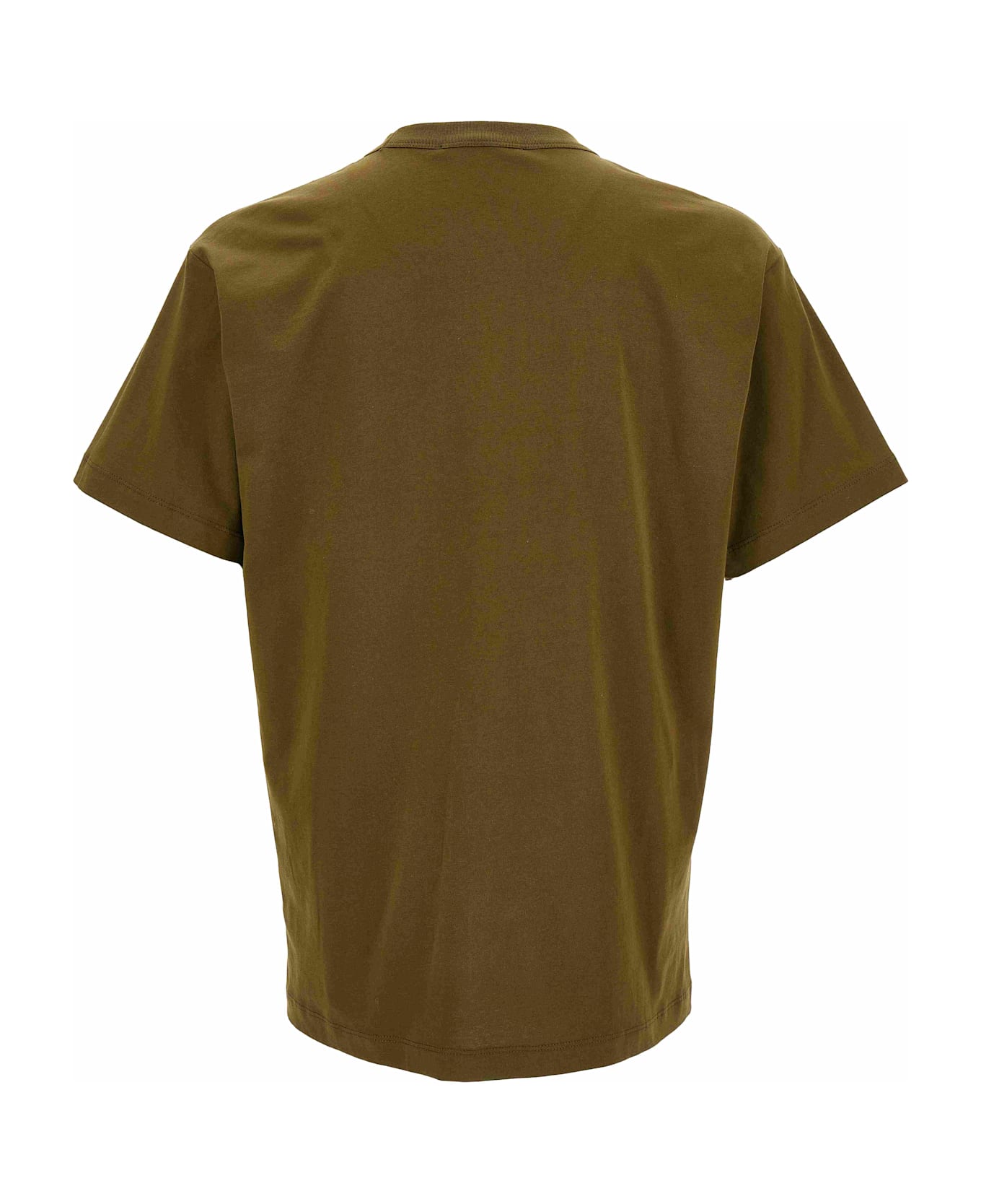 Versace Jeans Couture Logo-print Cotton T-shirt - Green
