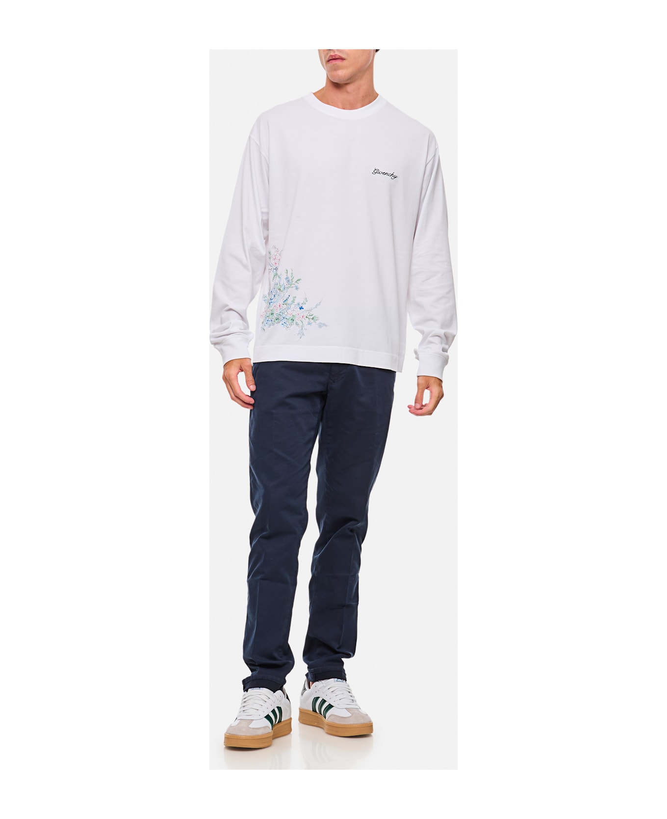 Givenchy Long Sleeves T-shirt - White