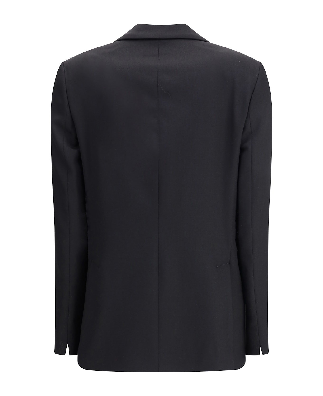 Lardini Single-breasted Wool Drill Jacket