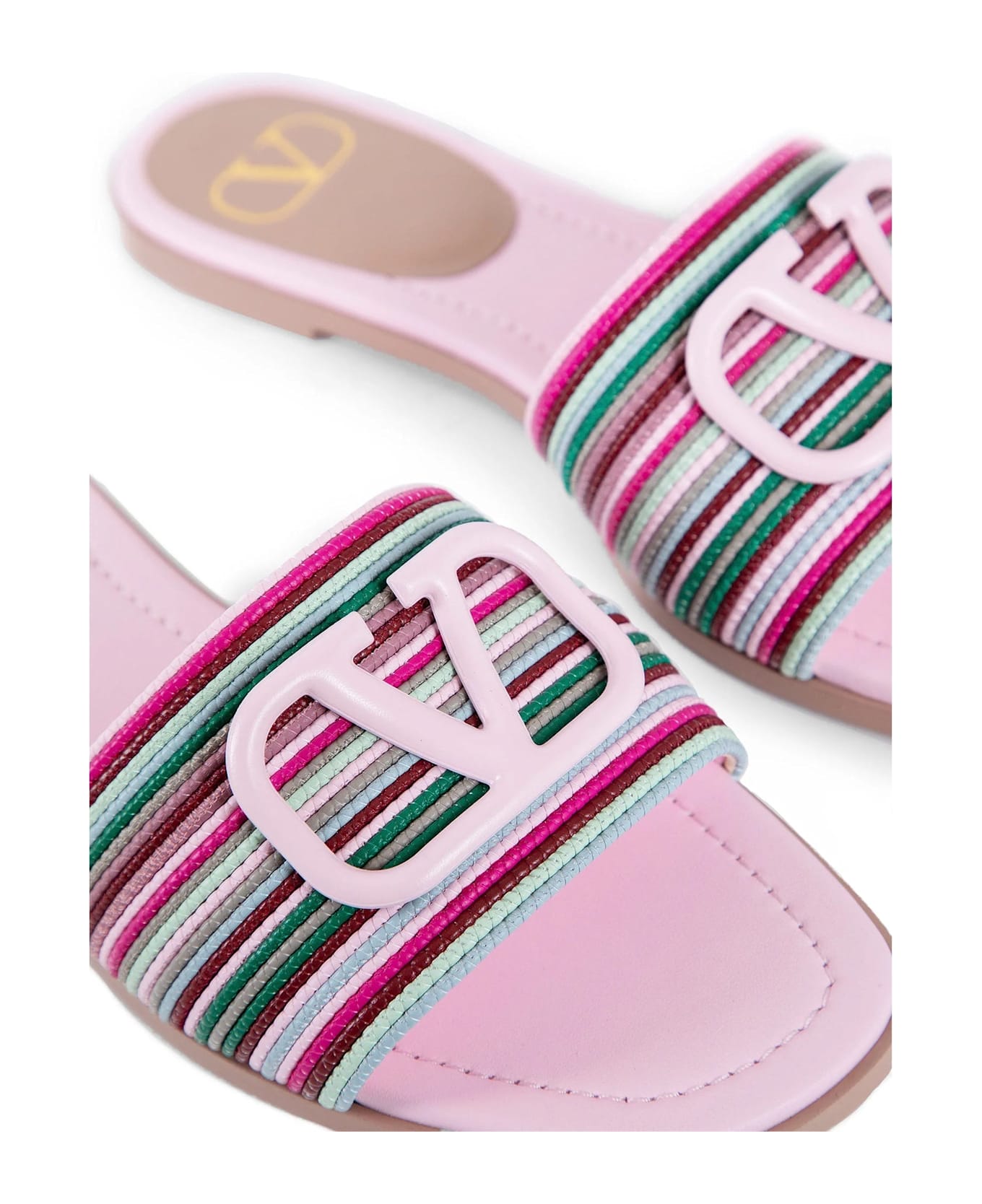 Garavani V Logo Signature Slides - Thumbnail 1