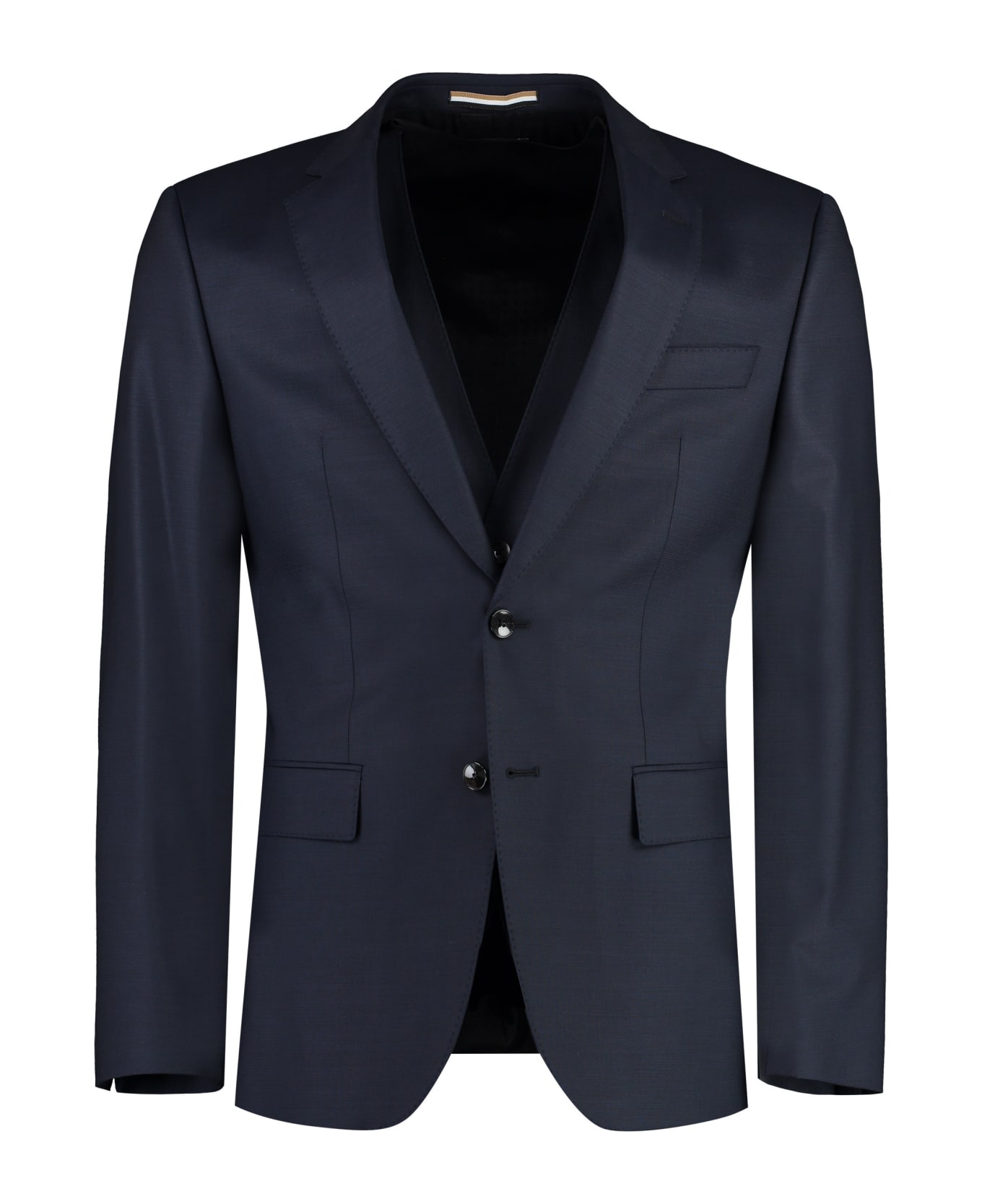 Hugo Boss Three-piece Wool Suit - blue