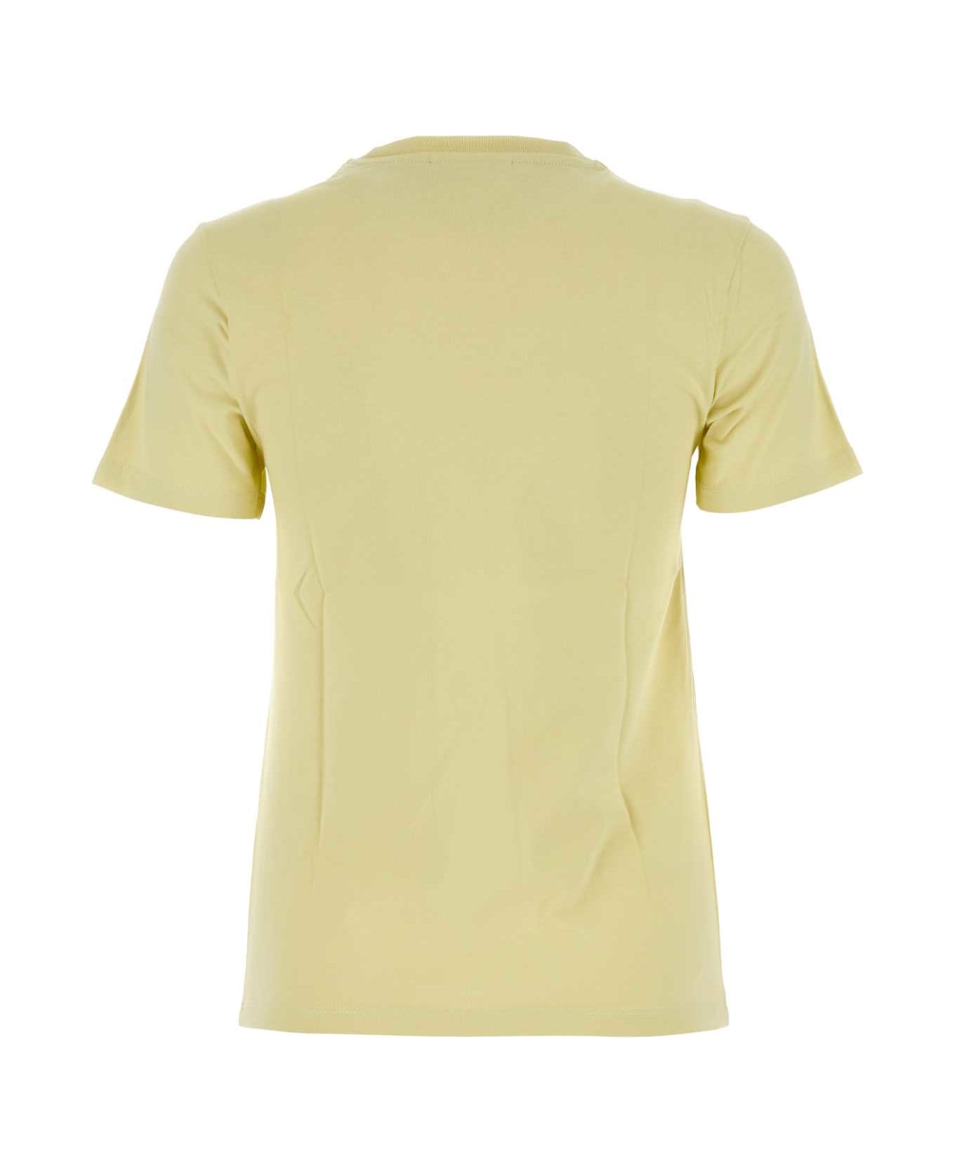Maison Kitsuné Pastel Yellow Cotton T-shirt - CHALKYELLOW