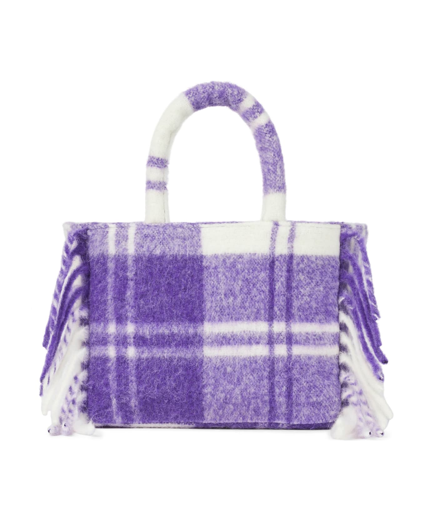 MC2 Saint Barth Colette Blanket Handbag With Tartan Print - PINK トートバッグ