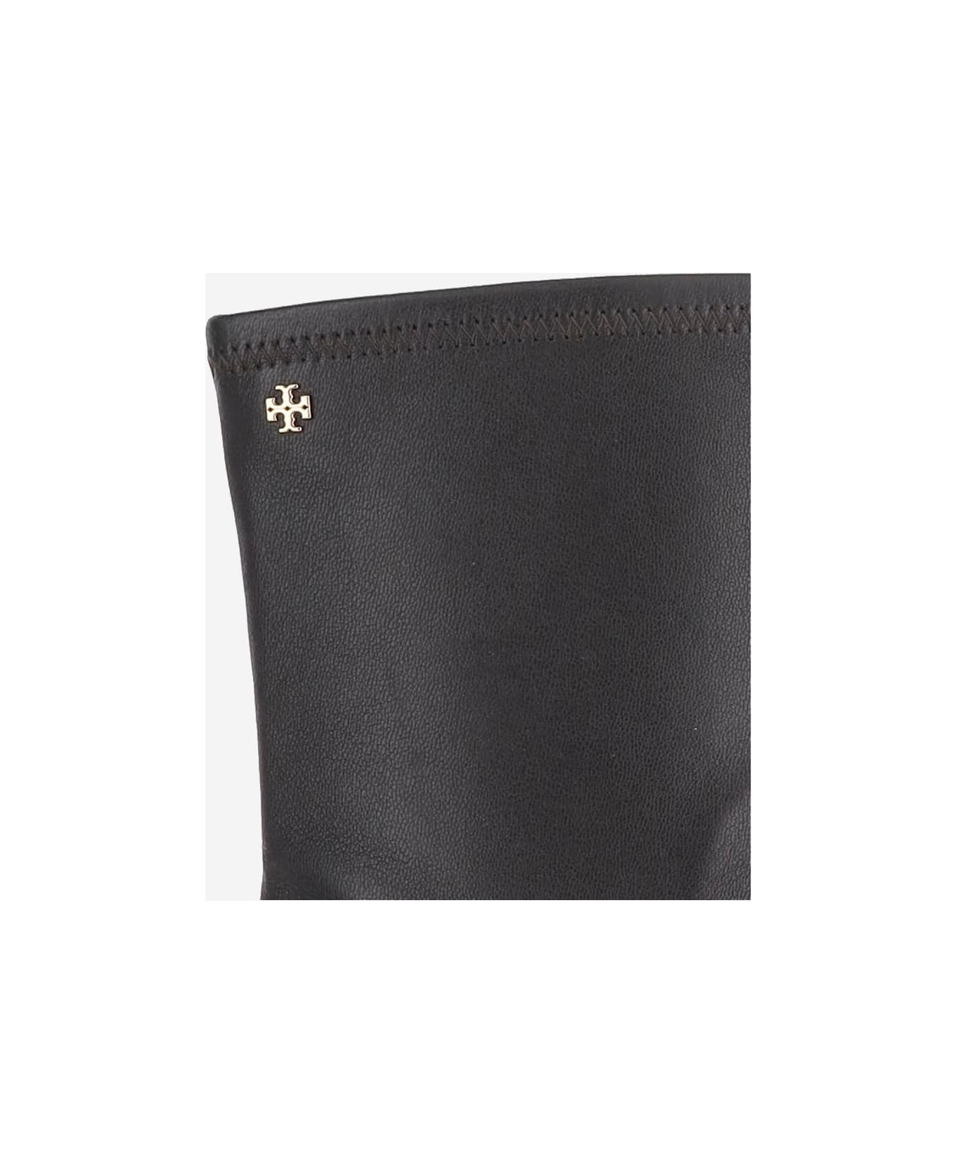 Tory Burch Leather Ankle Boots - Marrone scuro