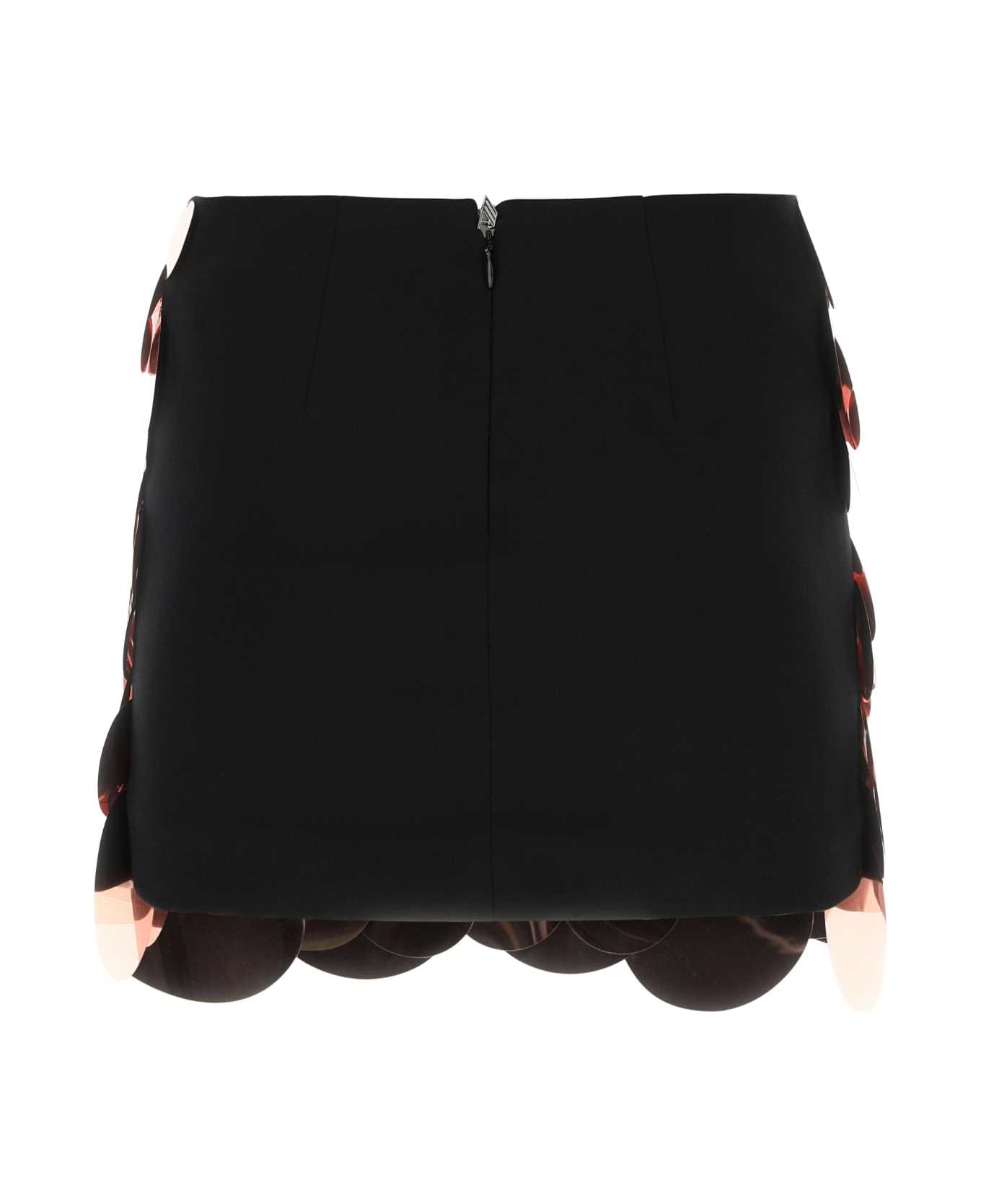 The Attico Embellished Jersey Rue Mini Skirt - 093 スカート