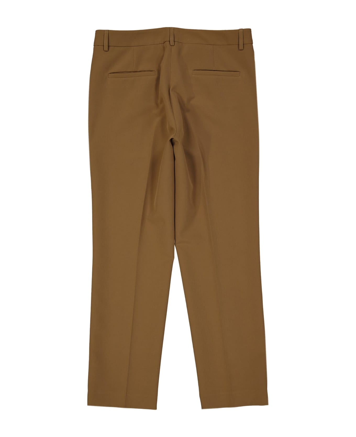 Blanca Vita Cropped Trousers - Brown