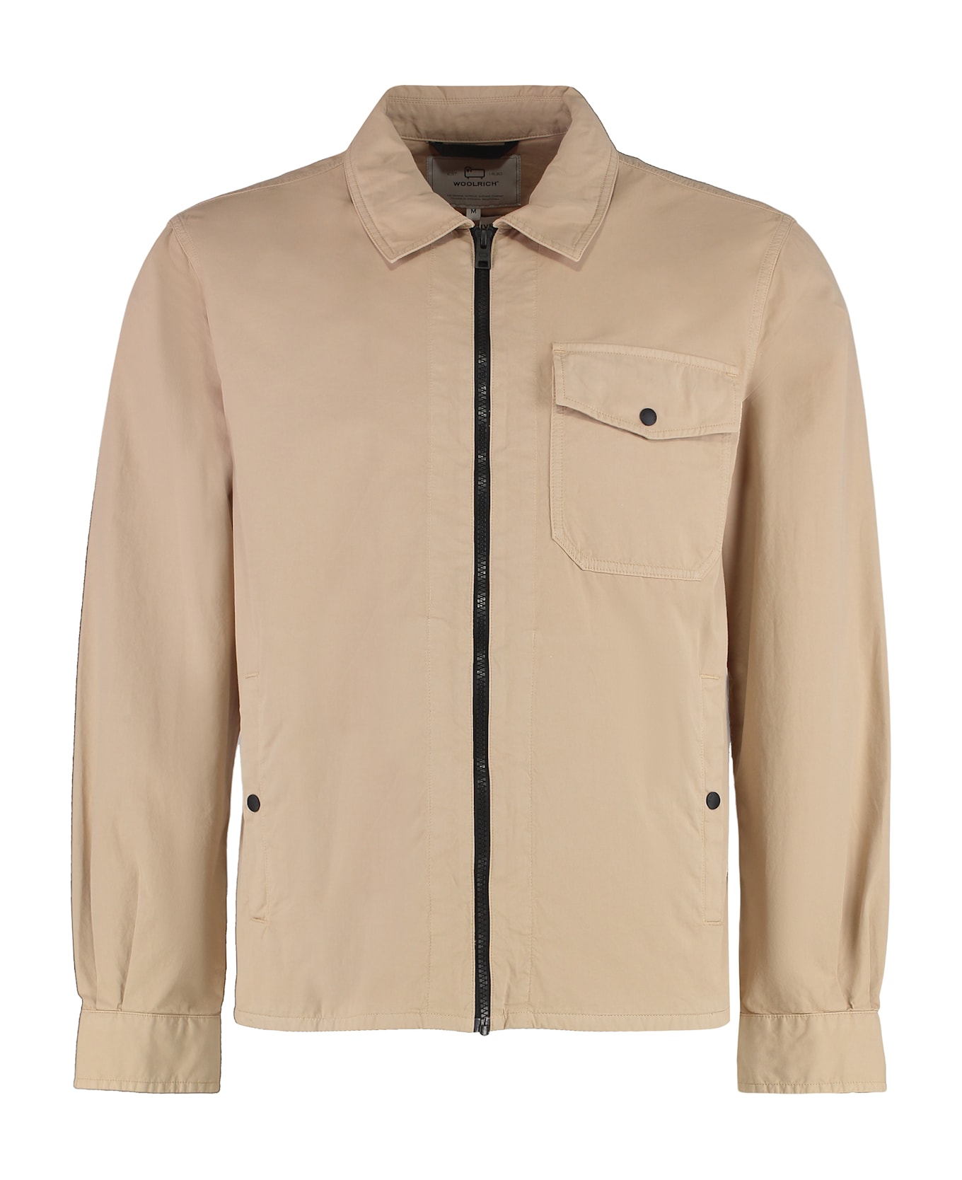 Woolrich Gabardine Overshirt - Cream