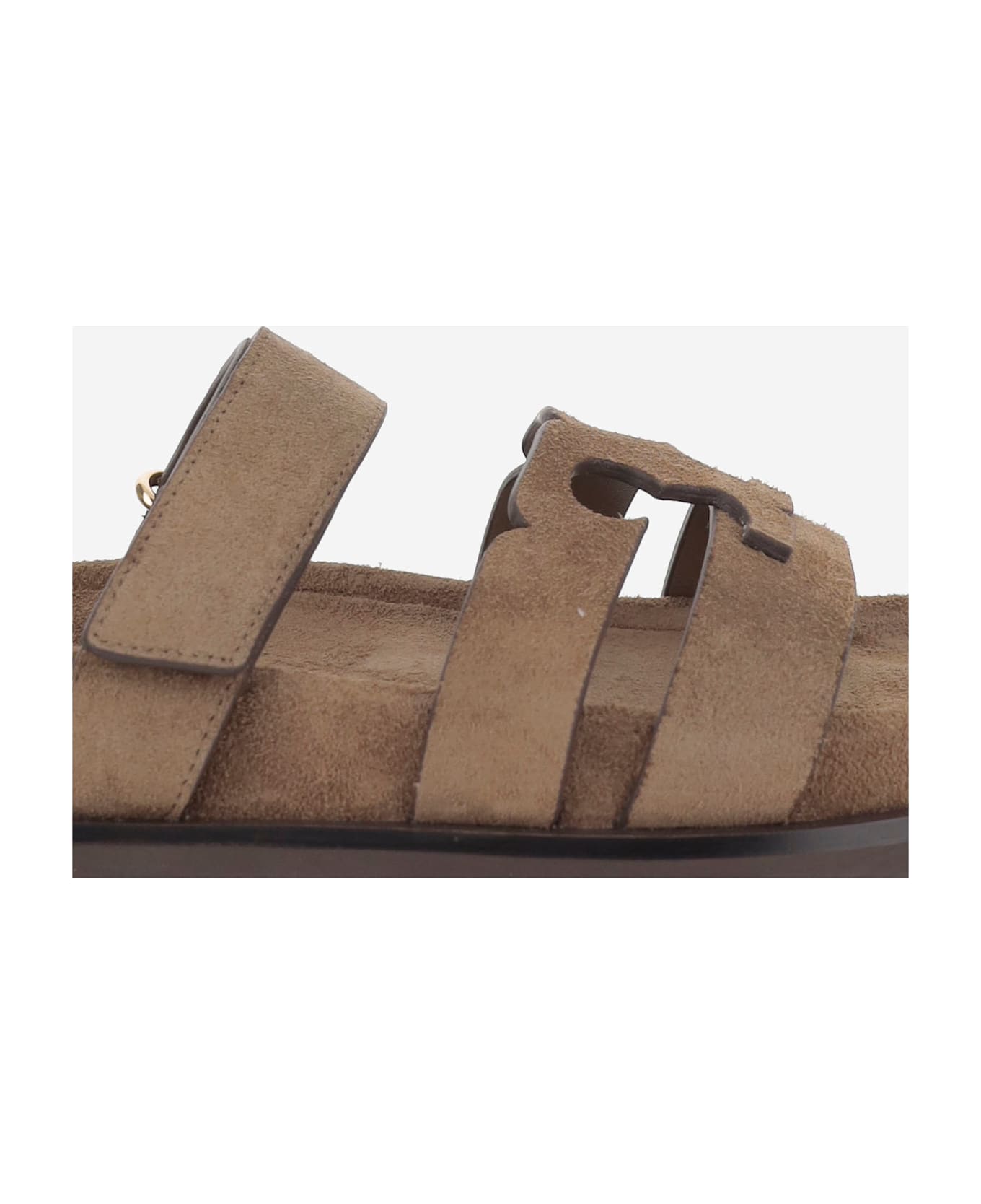Tory Burch T Slide - Brown