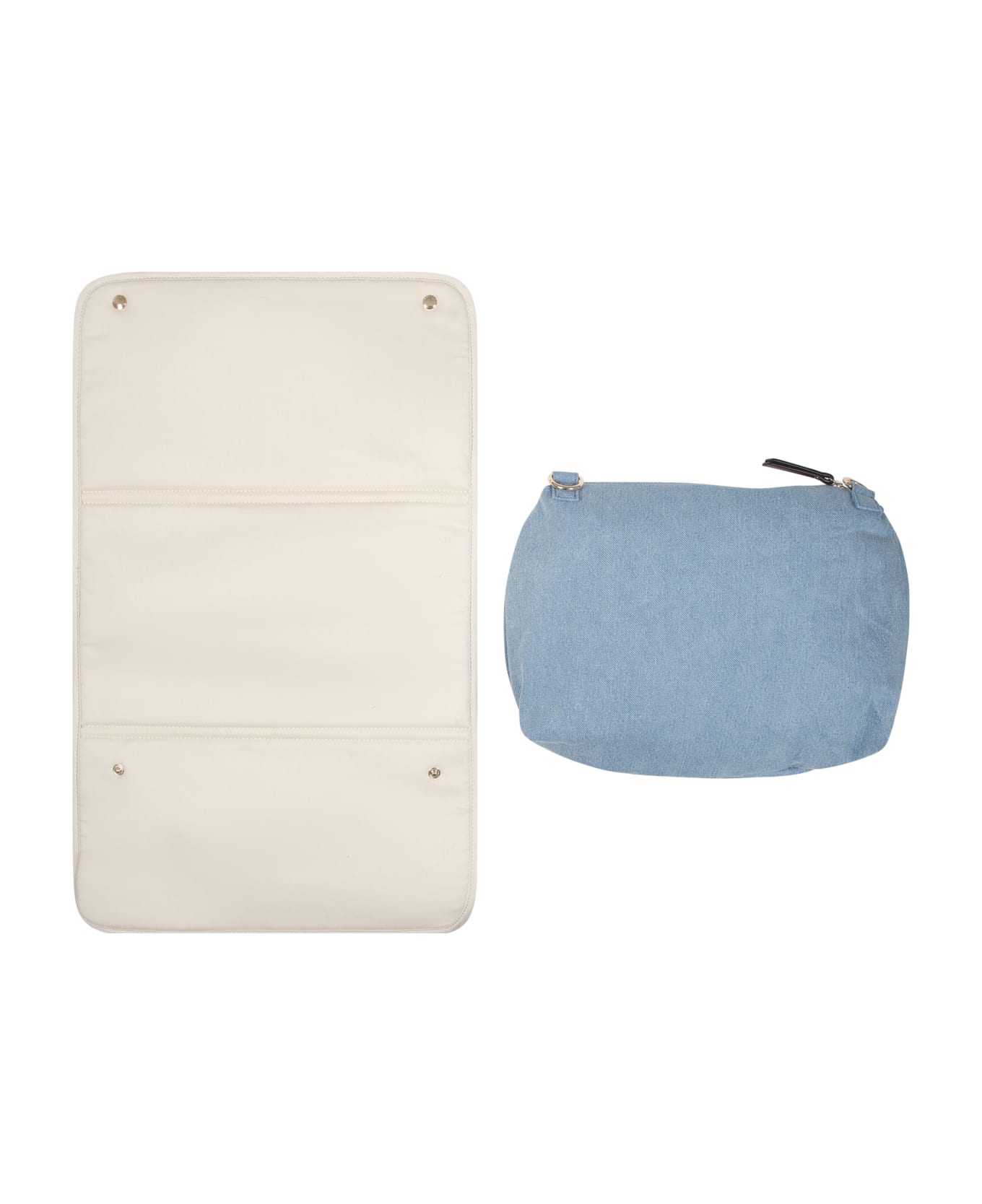 Chloé Denim Changing Bag For Baby Girl - Azzurro