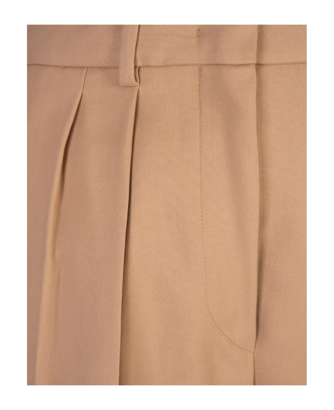 SportMax Caramel Verbas Trousers - Brown