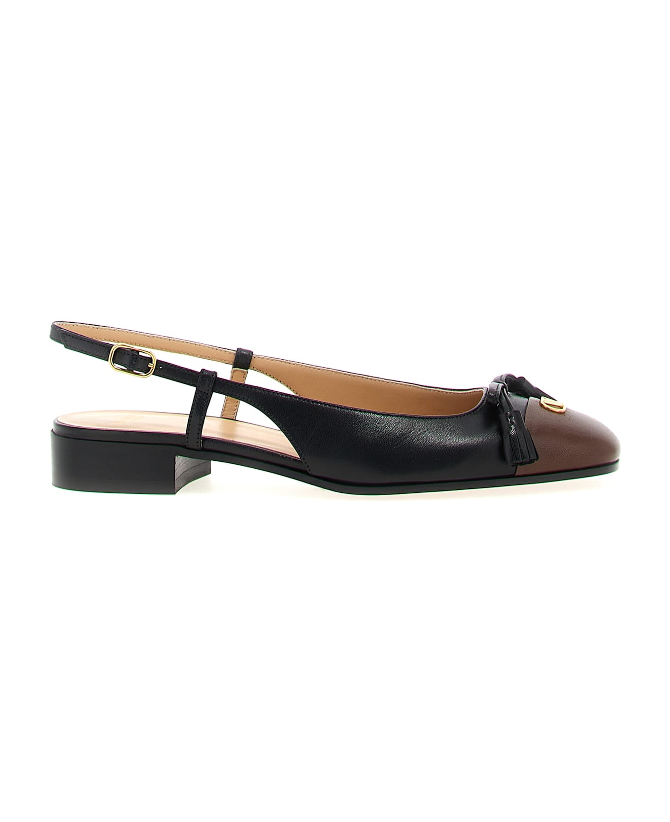 Valentino Garavani 'valet Du Roi' Slingback - Black  