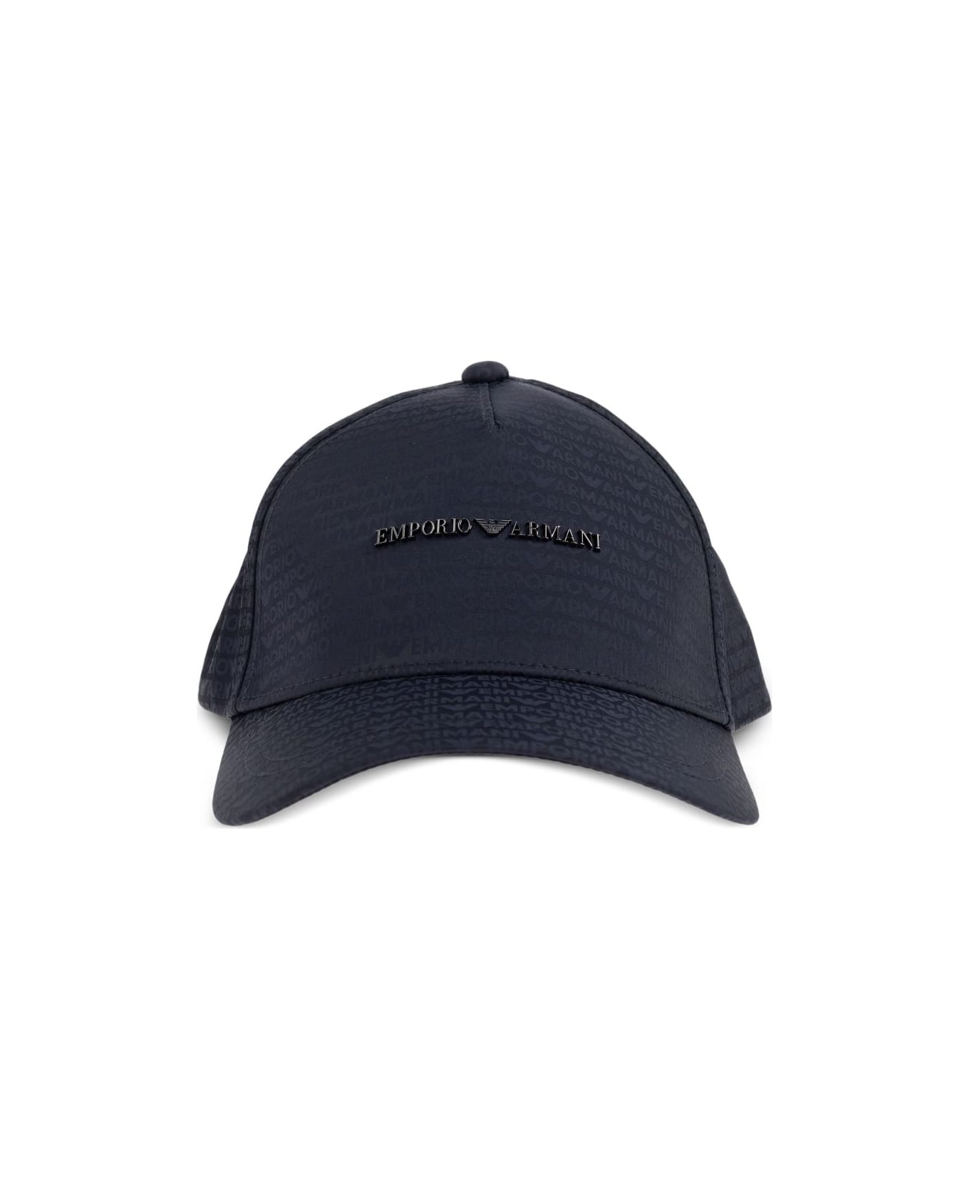 Emporio Armani Logo Baseball Cap - Blue