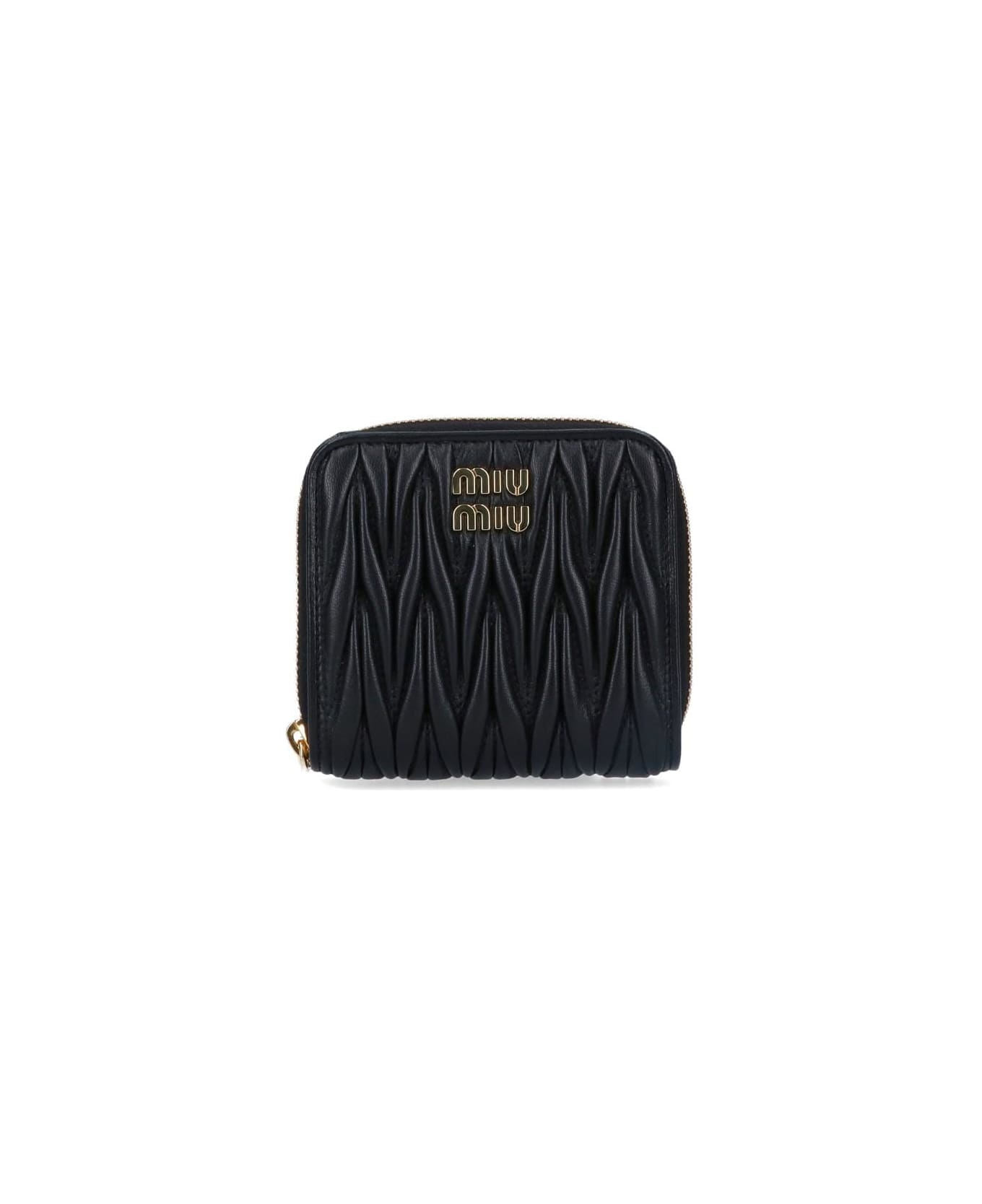 Miu Miu Small Logo Wallet - NERO