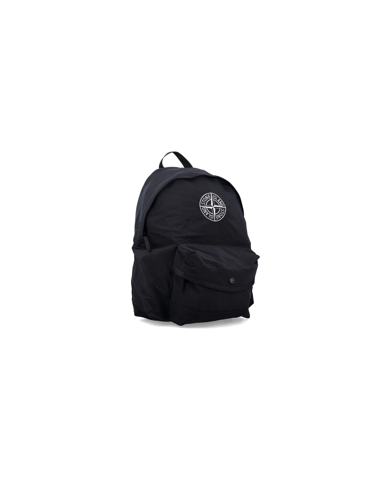 Stone Island Backpack - BLACK