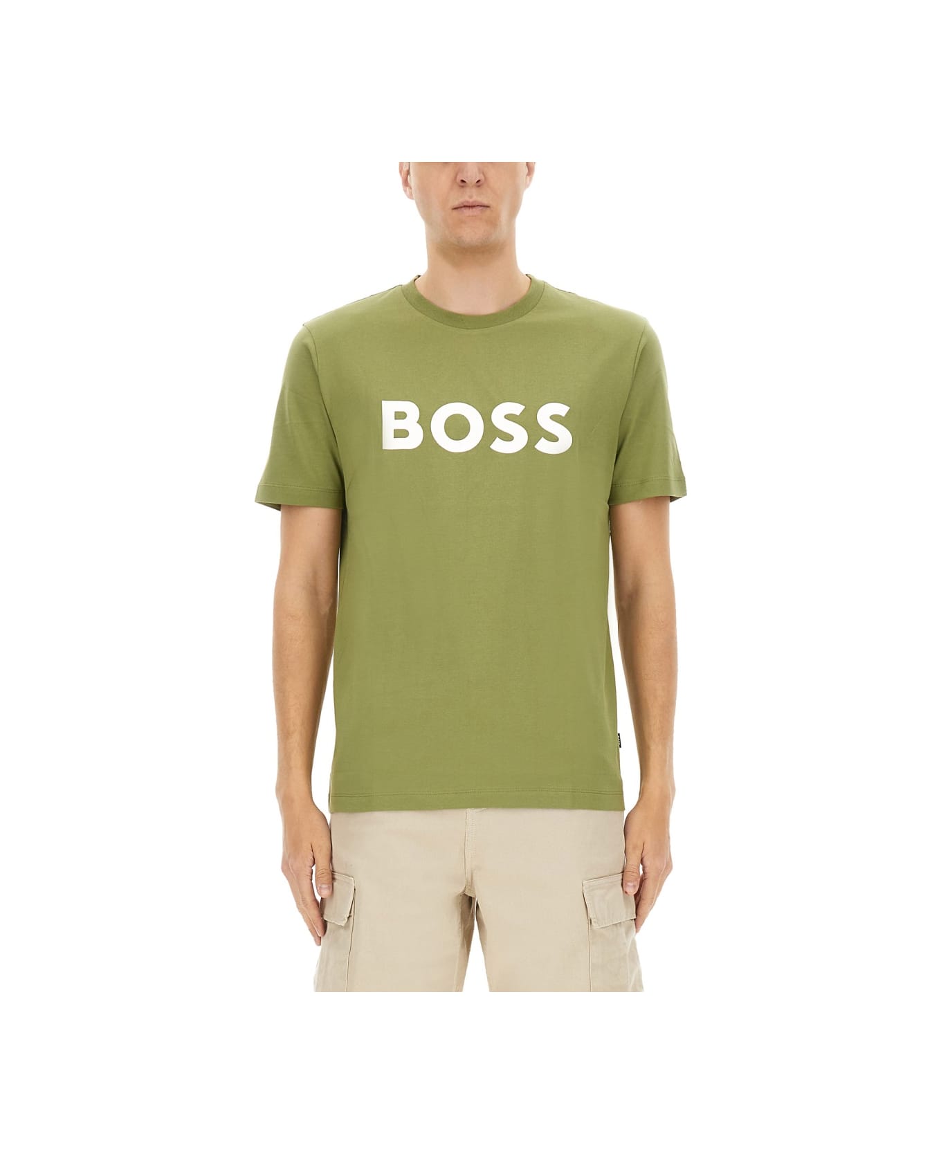 Hugo Boss T-shirt "tiburt" - GREEN