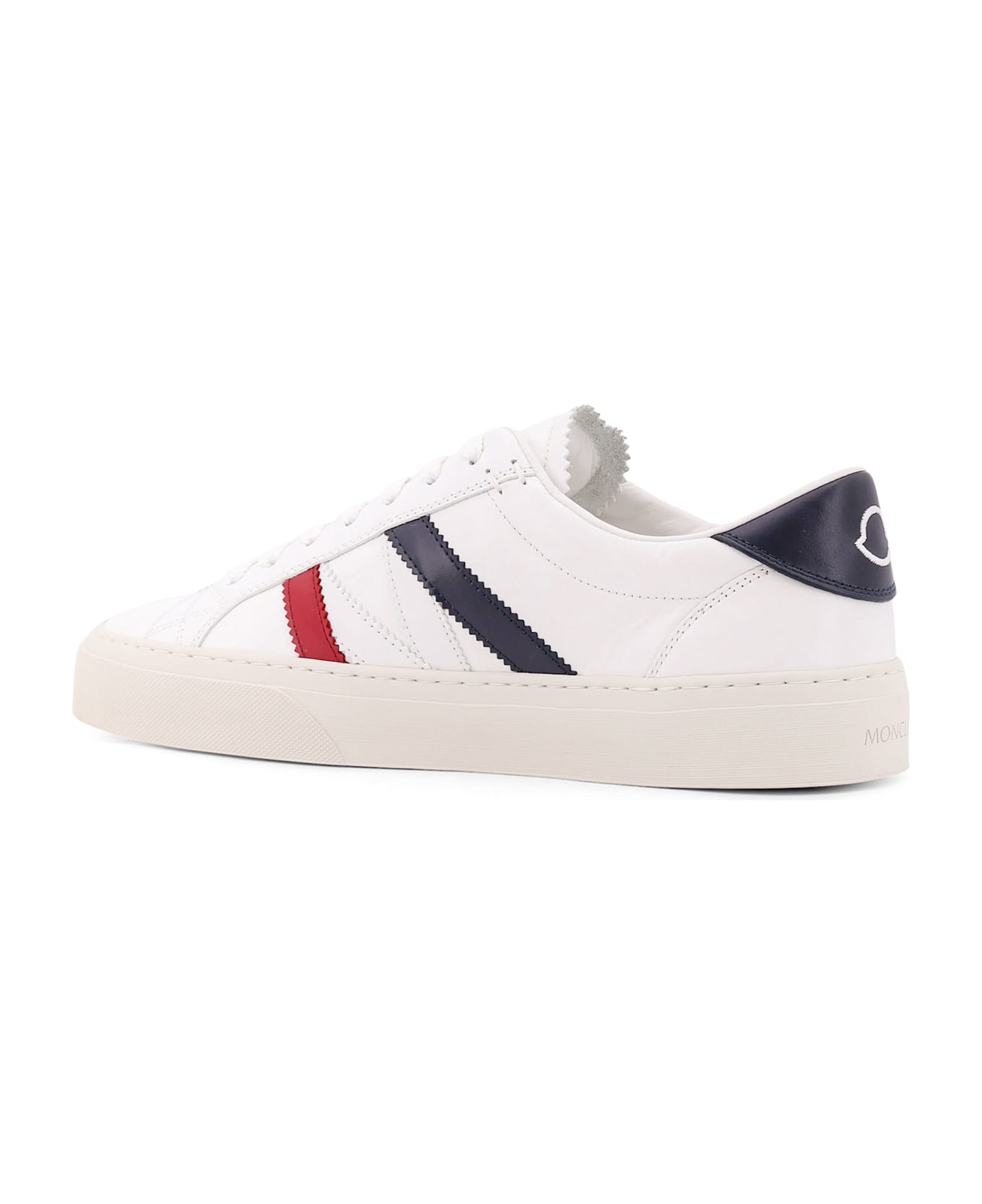 Moncler Low-top Leather Sneakers - White