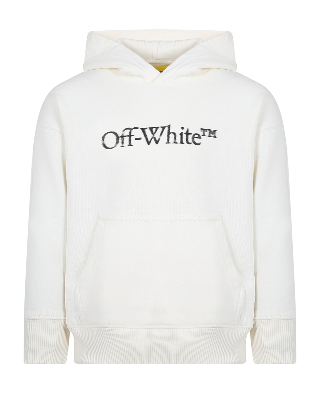 Off-White White Sweatshirt For Kids With Logo - Off White