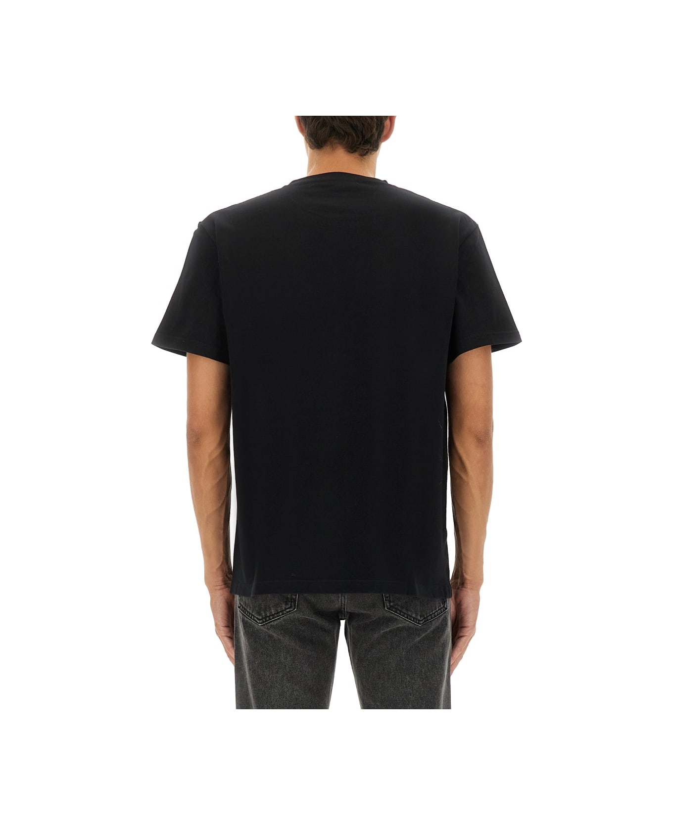 Alexander McQueen T-shirt With Logo - BLACK