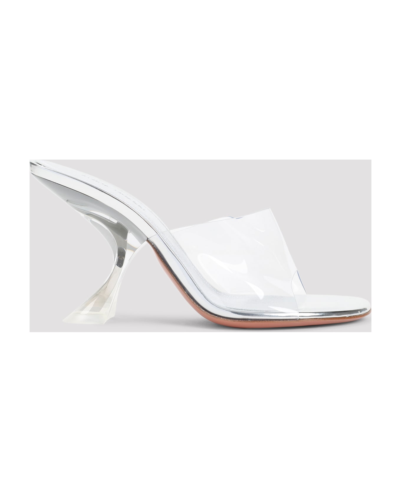 Amina Muaddi Taylor Glass 90 Sandals - Transparent