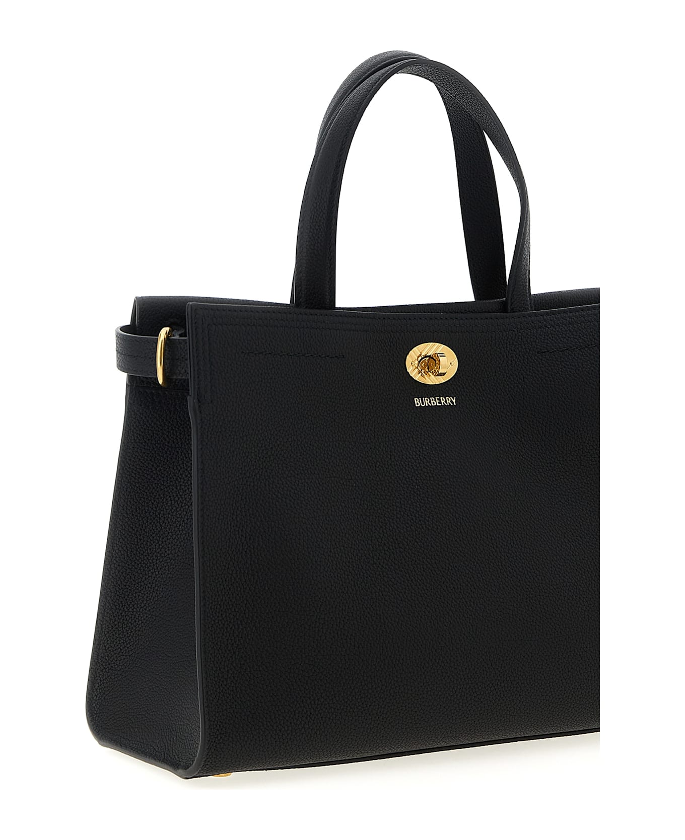Burberry Small 
cotswolds
 Shopping Bag - Black   トートバッグ