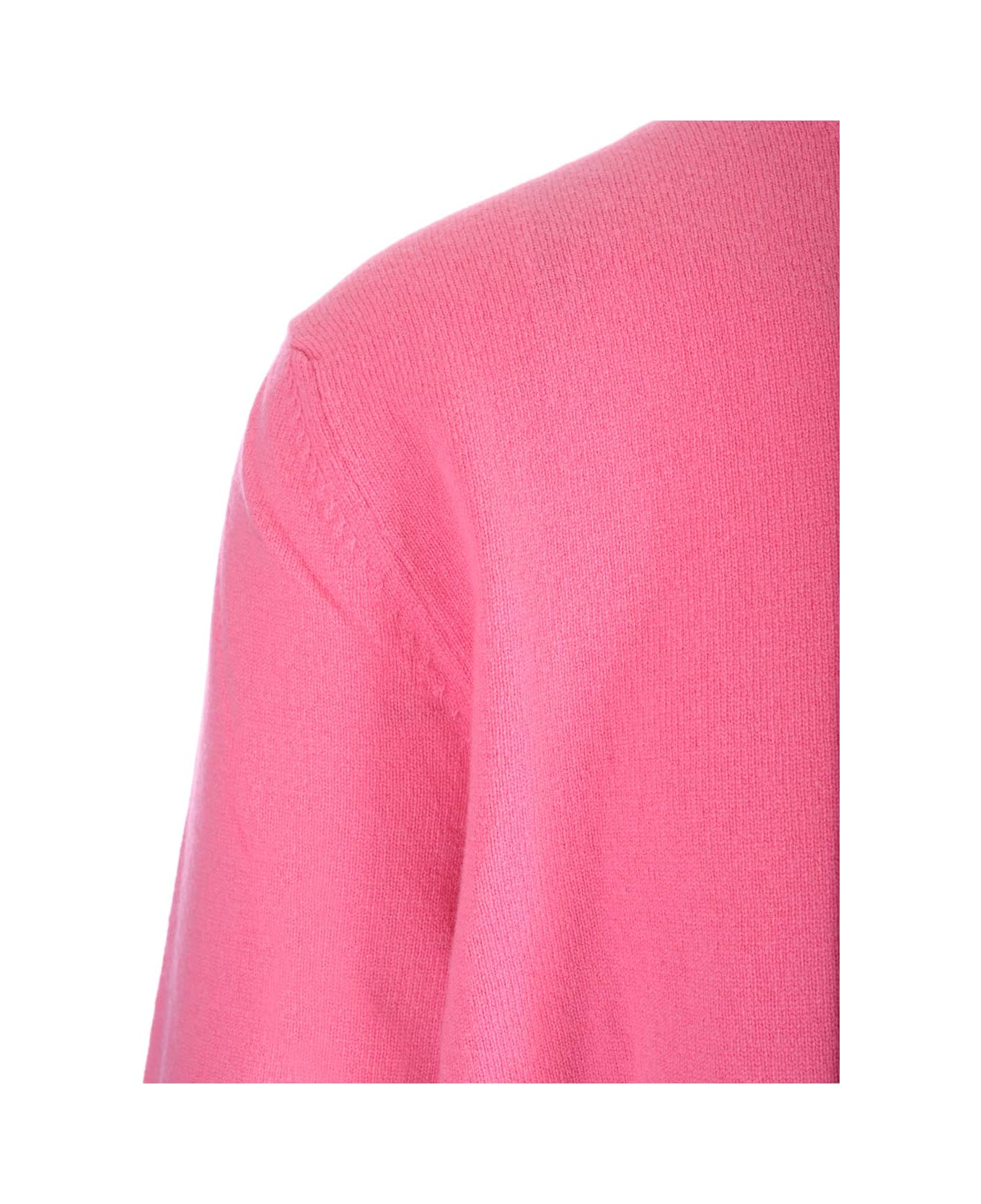 Comme des Garçons Shirt Pink Wool Sweater - Pink ニットウェア
