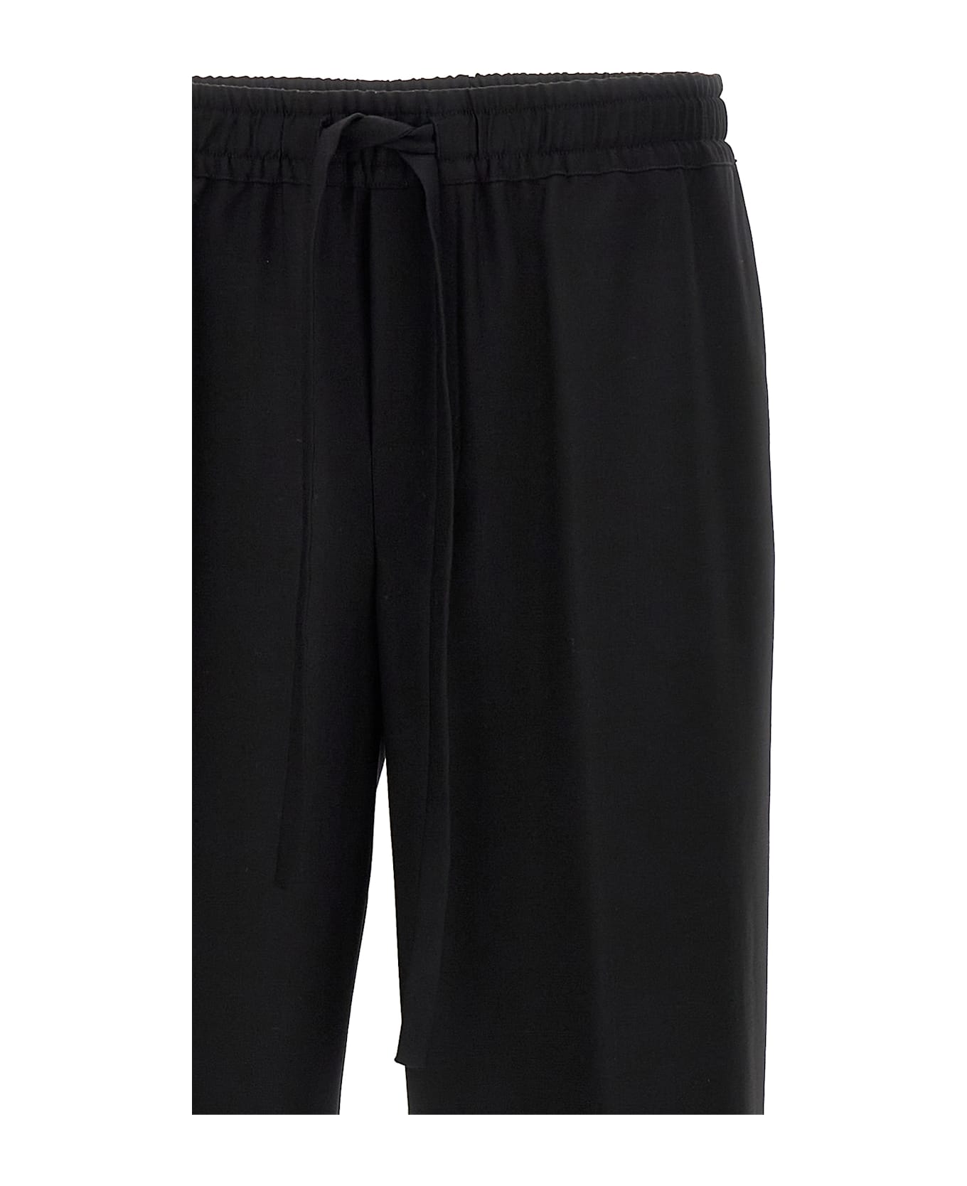 Dolce & Gabbana Contrast Piping Pants - Black  