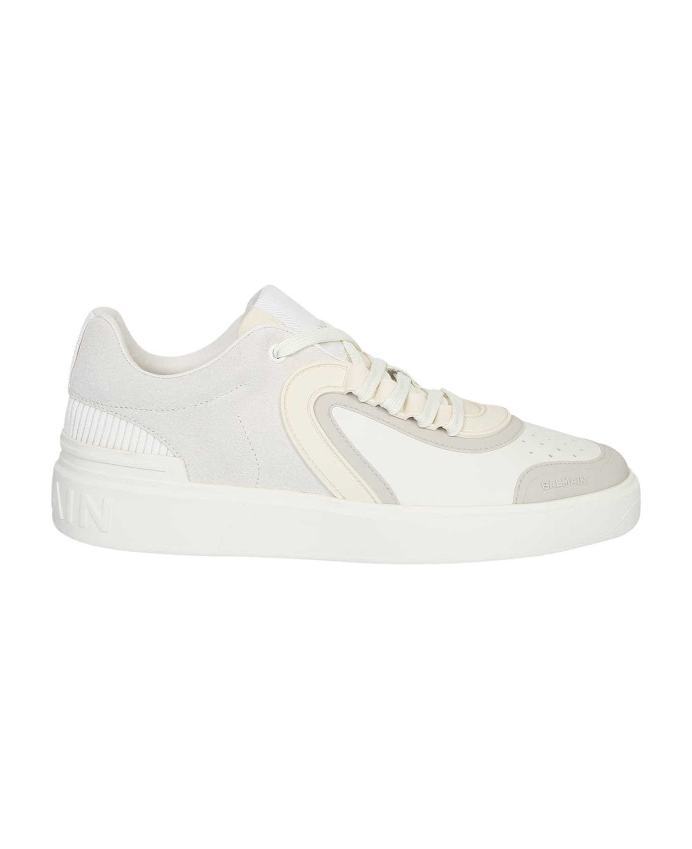 Balmain Leather Sneakers - White