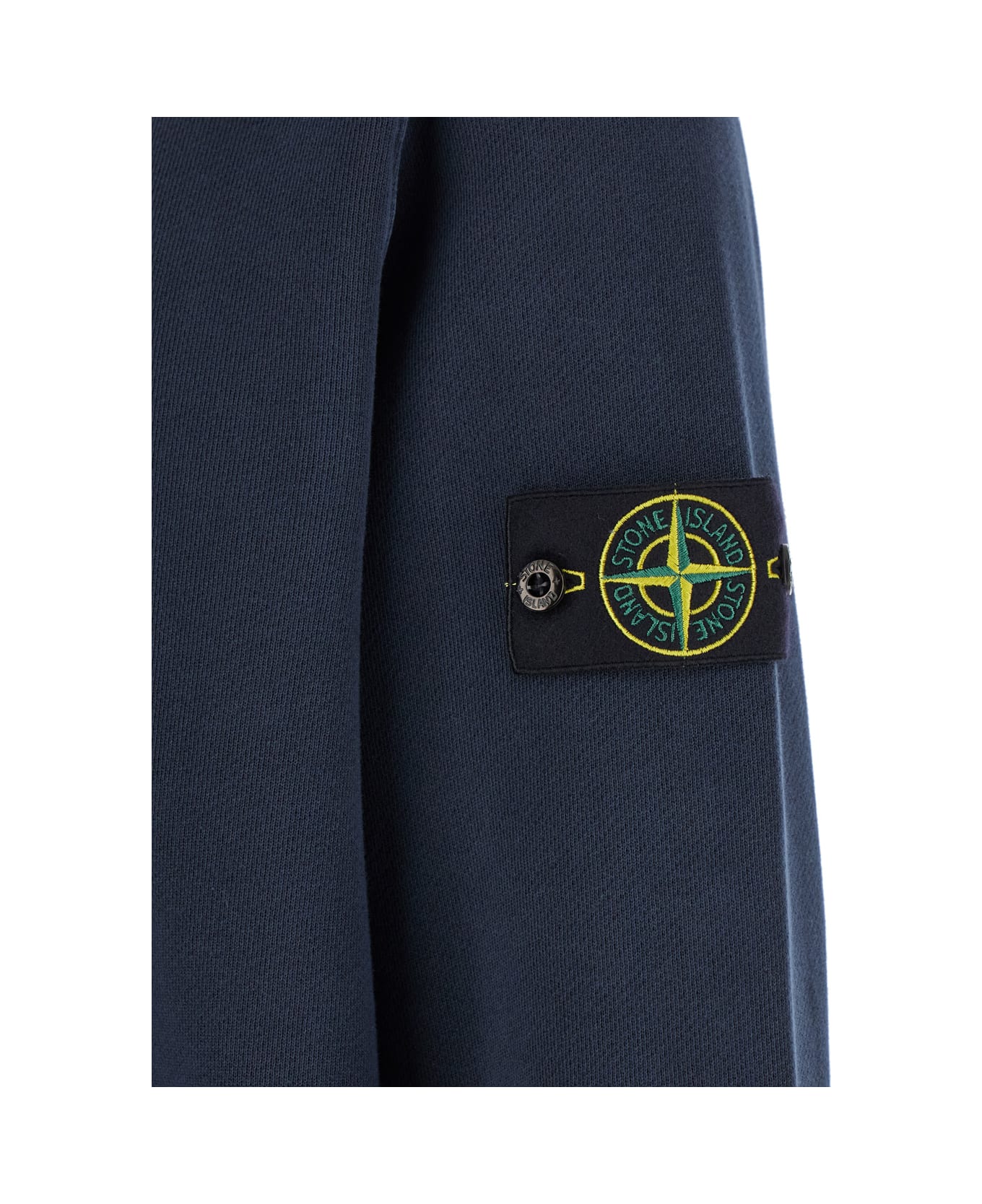 Stone Island Cotton Sweatshirt - Blu