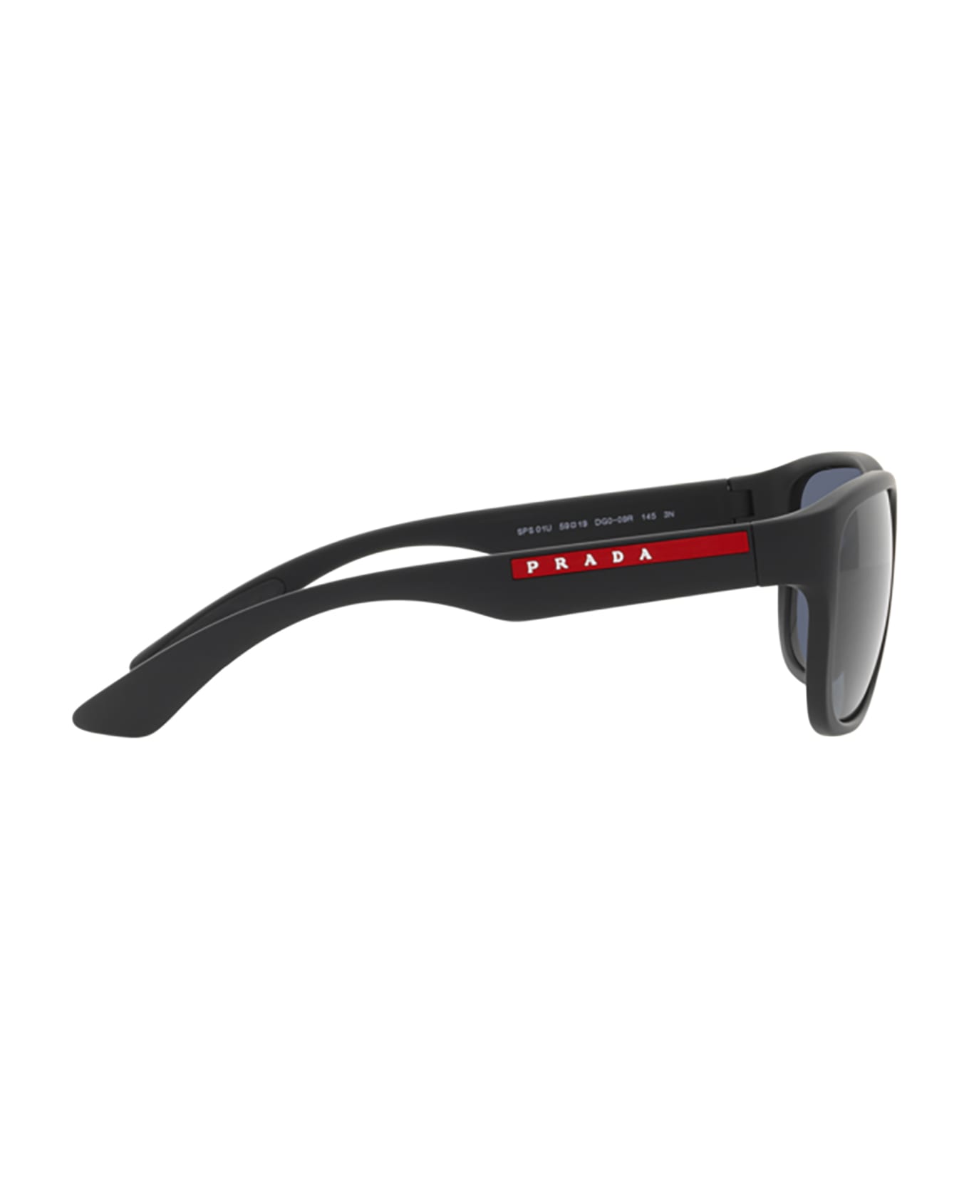 Prada Linea Rossa Ps 01us Rubber Black Sunglasses - Rubber Black