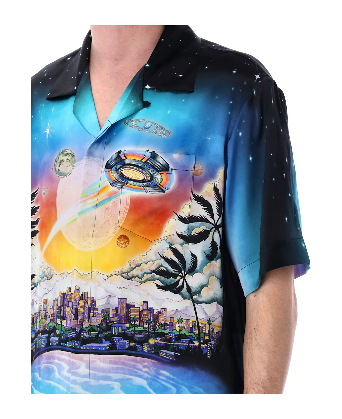 Casablanca La Prémonition Silk Shirt - MULTICOLOR