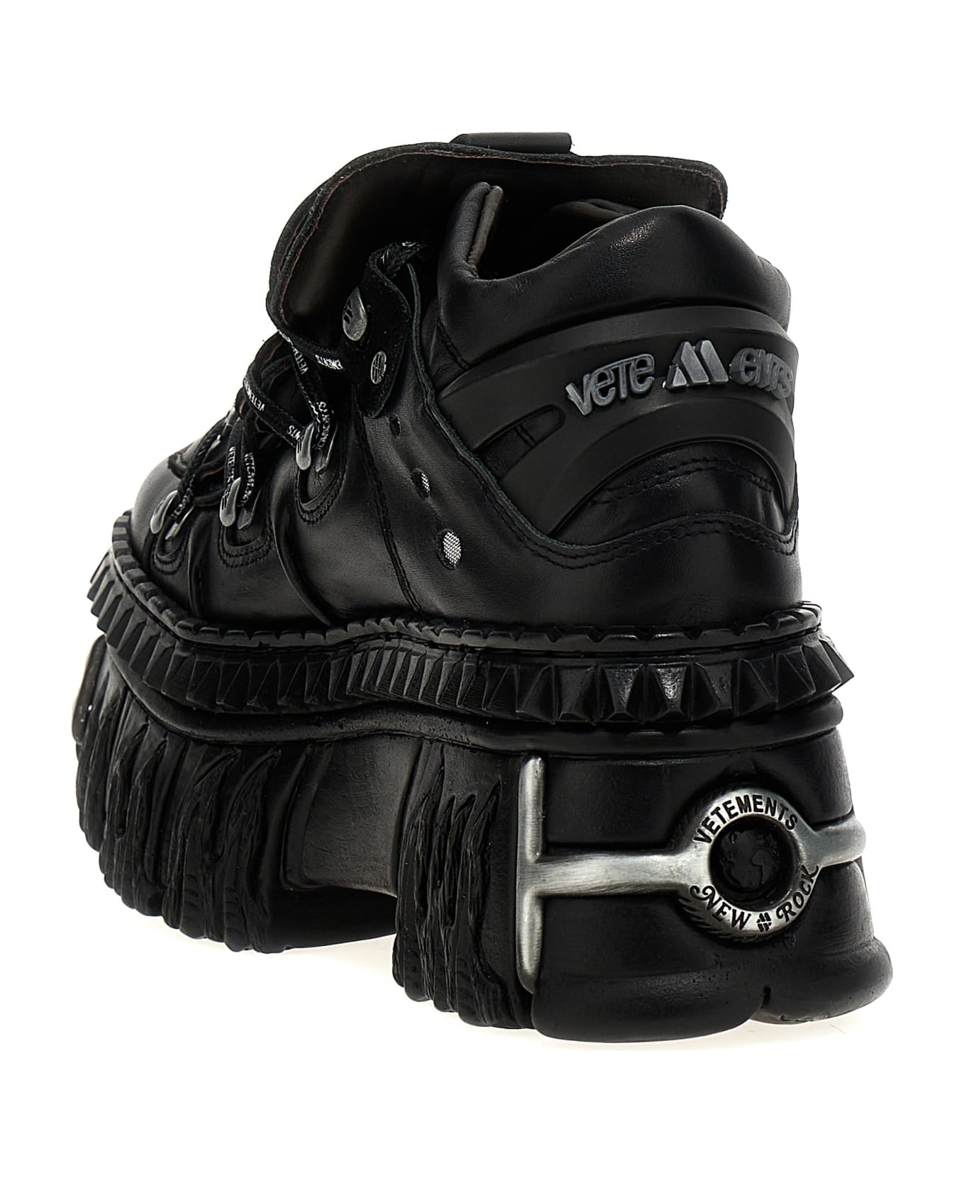 VETEMENTS X New Rock 'platform' Sneakers - Black  