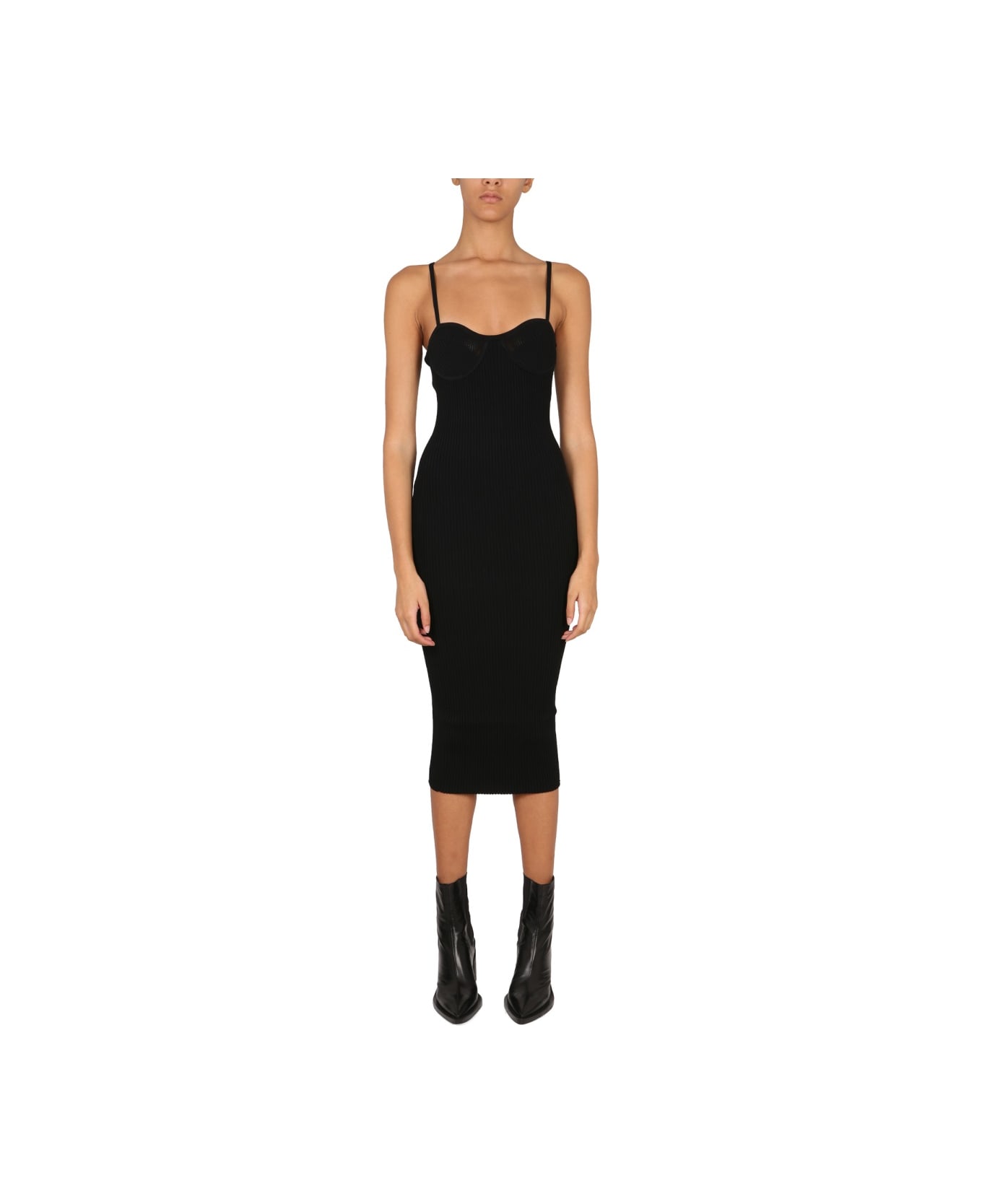 Helmut Lang Bralette Dress - BLACK