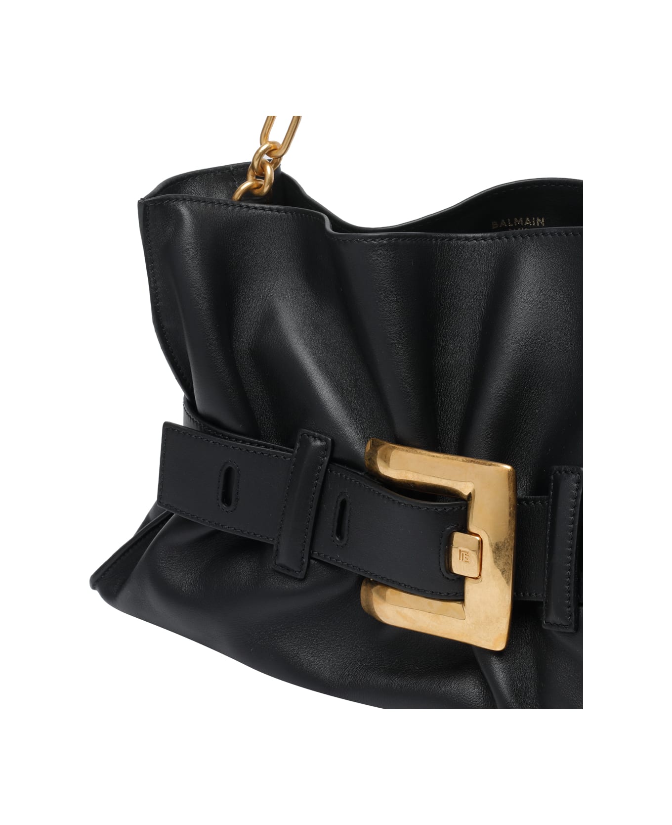 Balmain Medium Anthem Handbag - Black