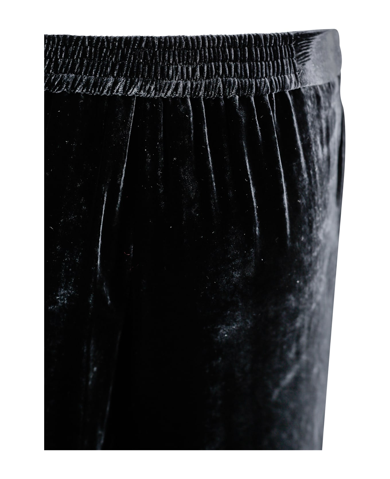 Etro Velvet Palazzo Trousers - Black