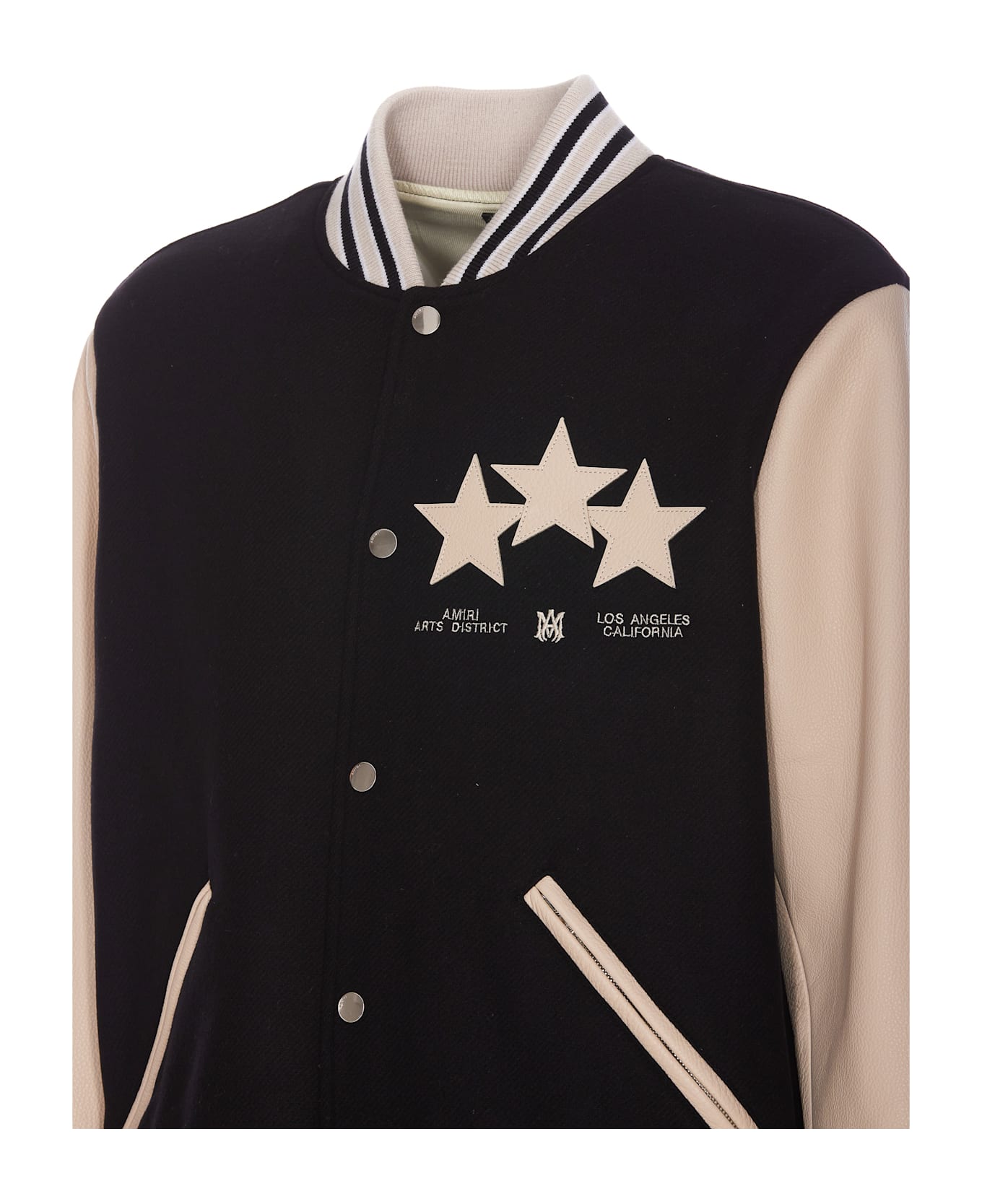 AMIRI Stars Varsity Bomber - Black