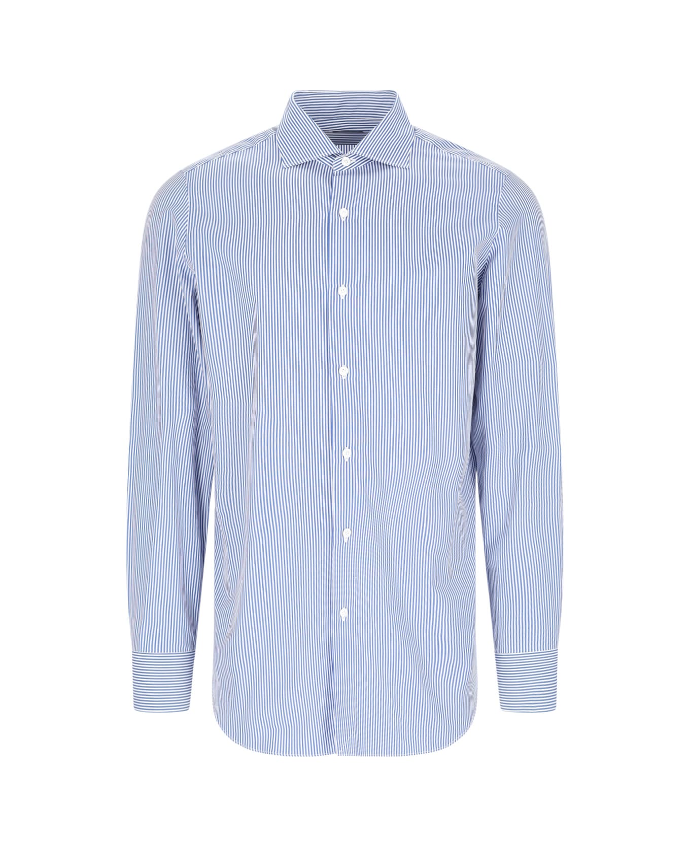 Finamore Shirt "milano-zante" - Light Blue