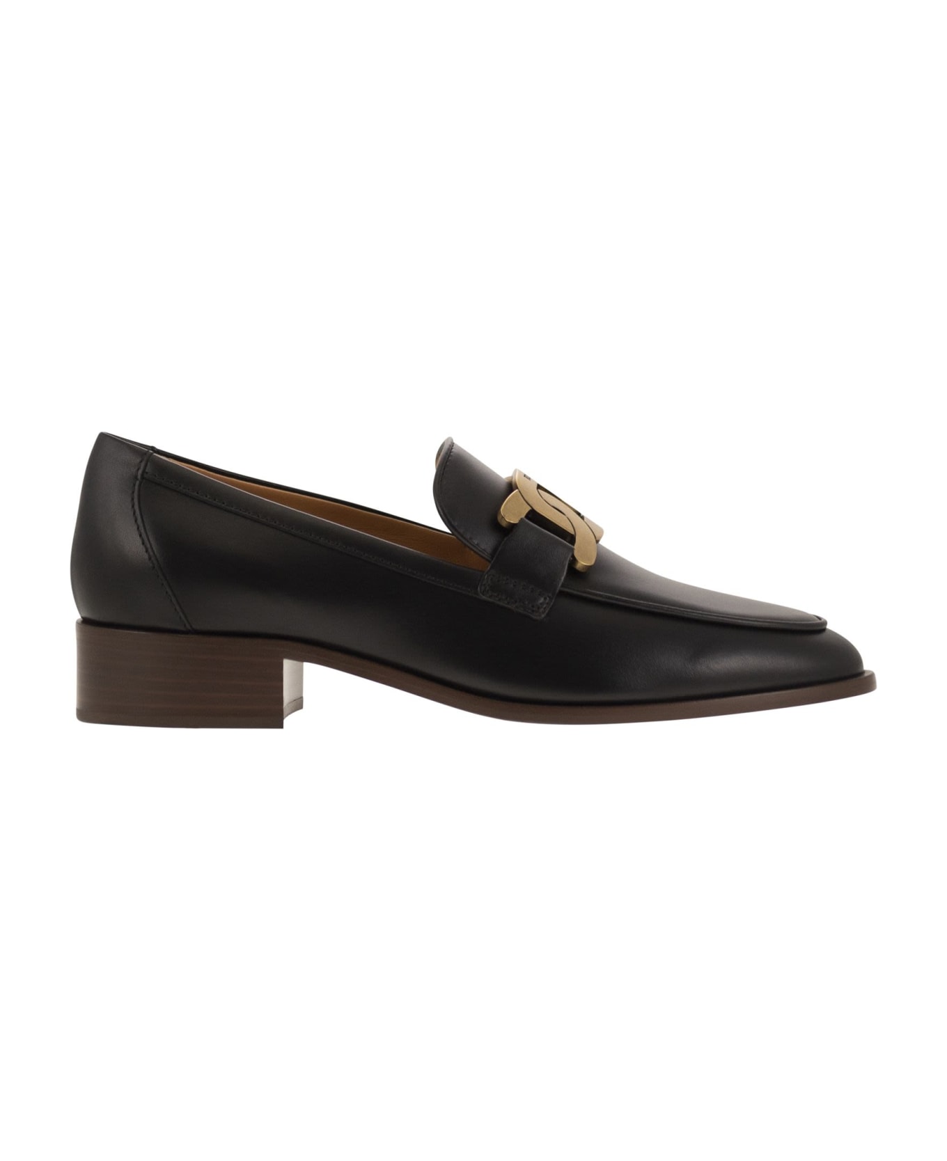 Tod's Leather Loafer - Black