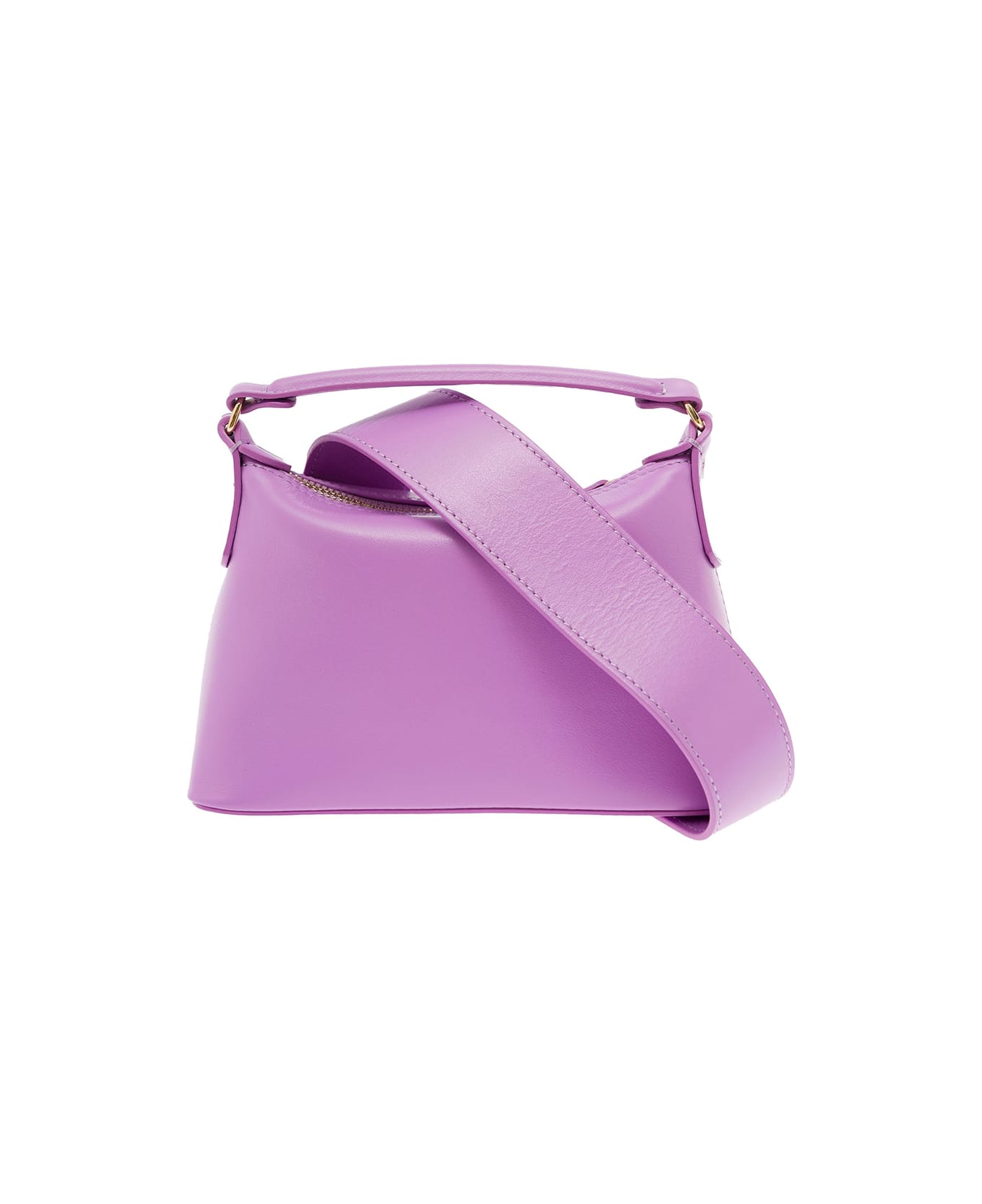 Liu-Jo Liu Jo Leonie Hanne Woman's Hobo Mini  Purple Leather Crossbody Bag - Violet
