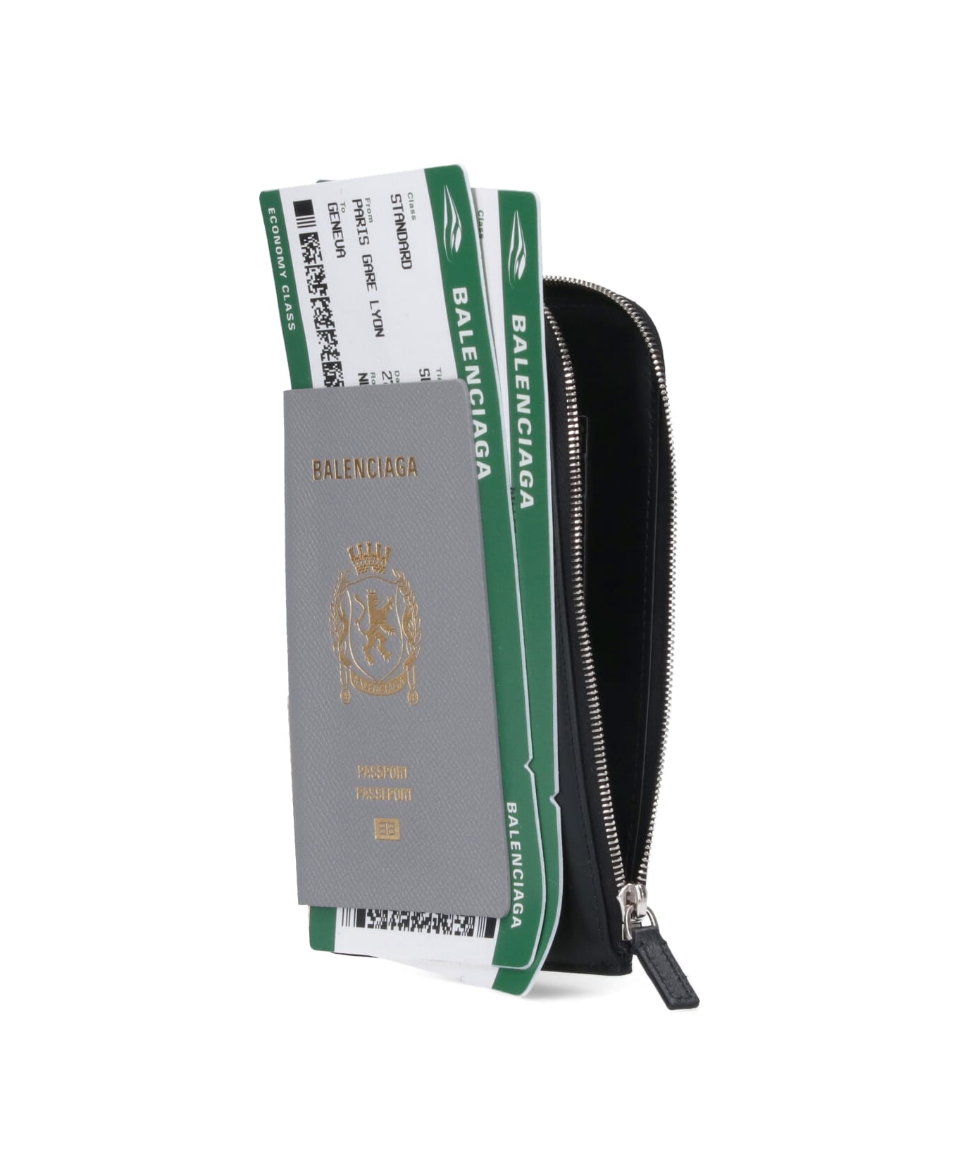 Balenciaga 'passport' Smartphone Holder - Gray