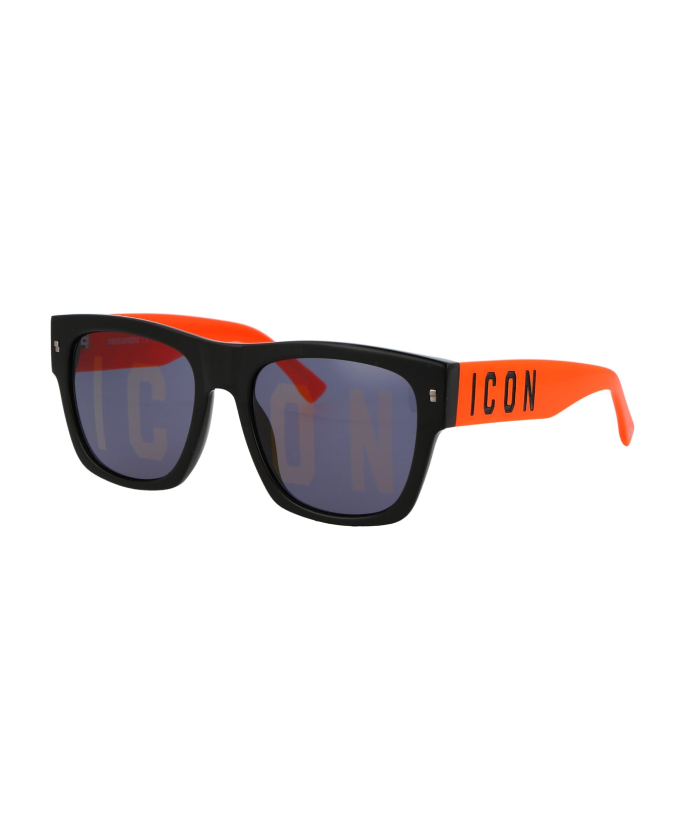 Dsquared2 Eyewear Icon 0004/s Sunglasses latest - 8AJ Morgan round sunglasses latest in black with studs