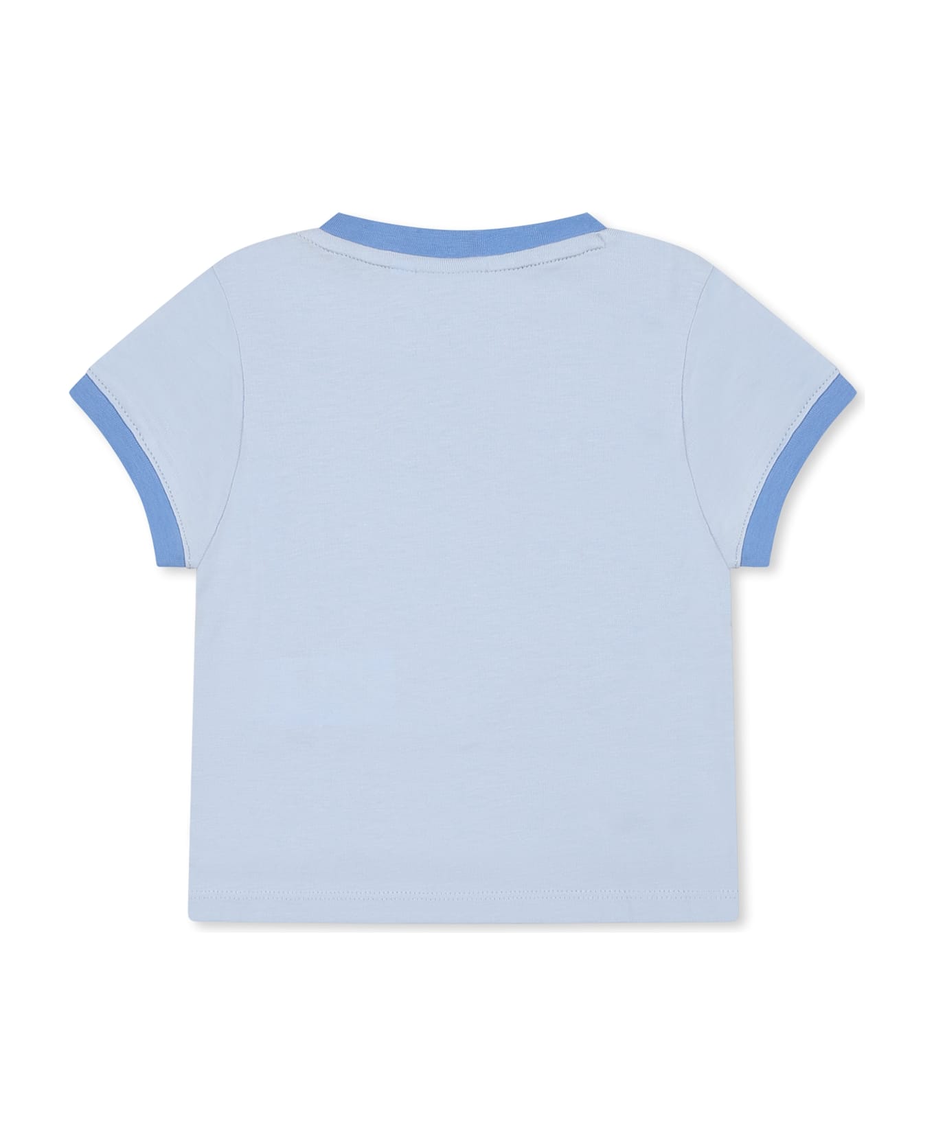 Hugo Boss Light Blue T-shirt For Baby Boy With Logo - Light Blue