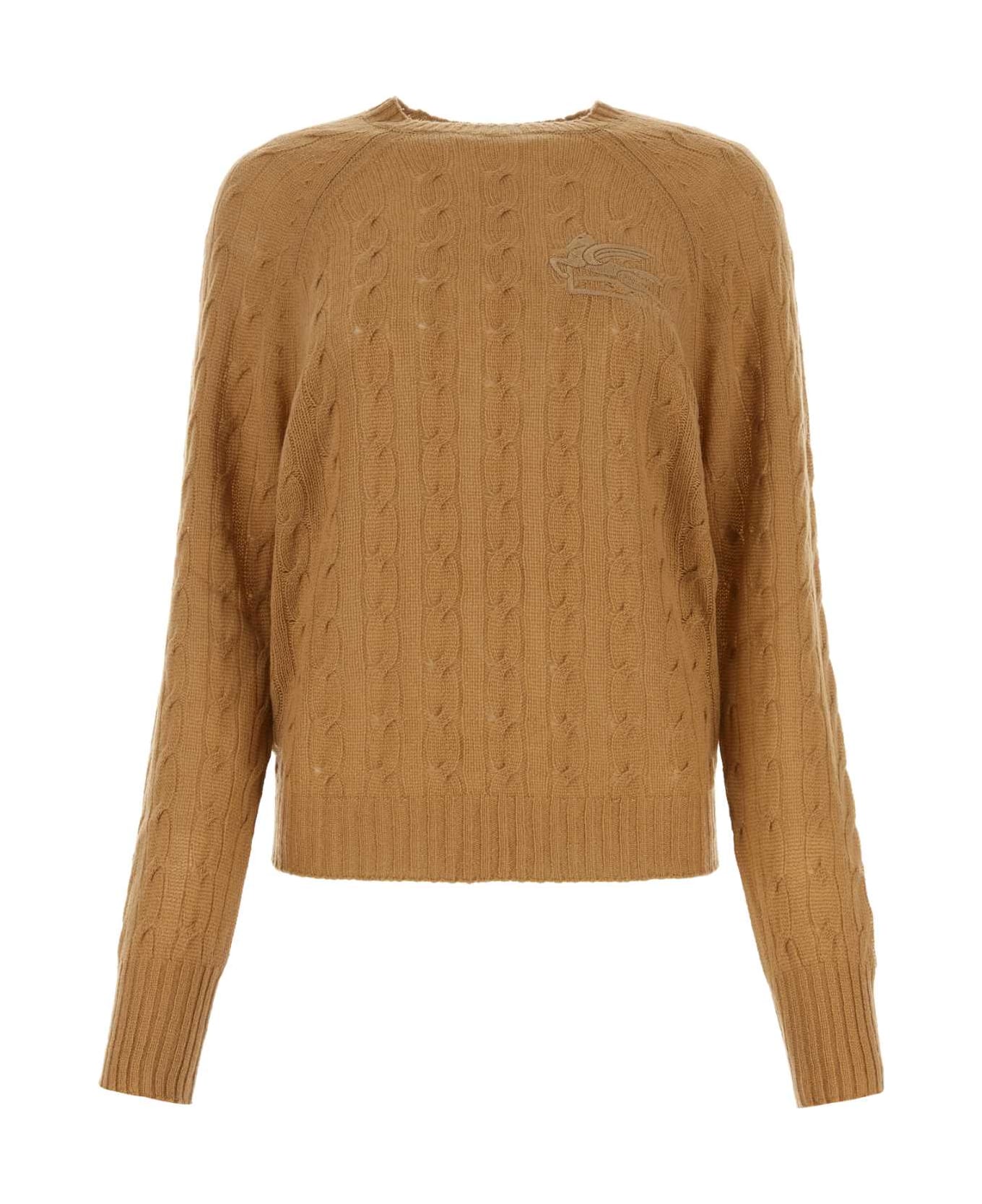 Etro Camel Cashmere Sweater - BEIGE ニットウェア