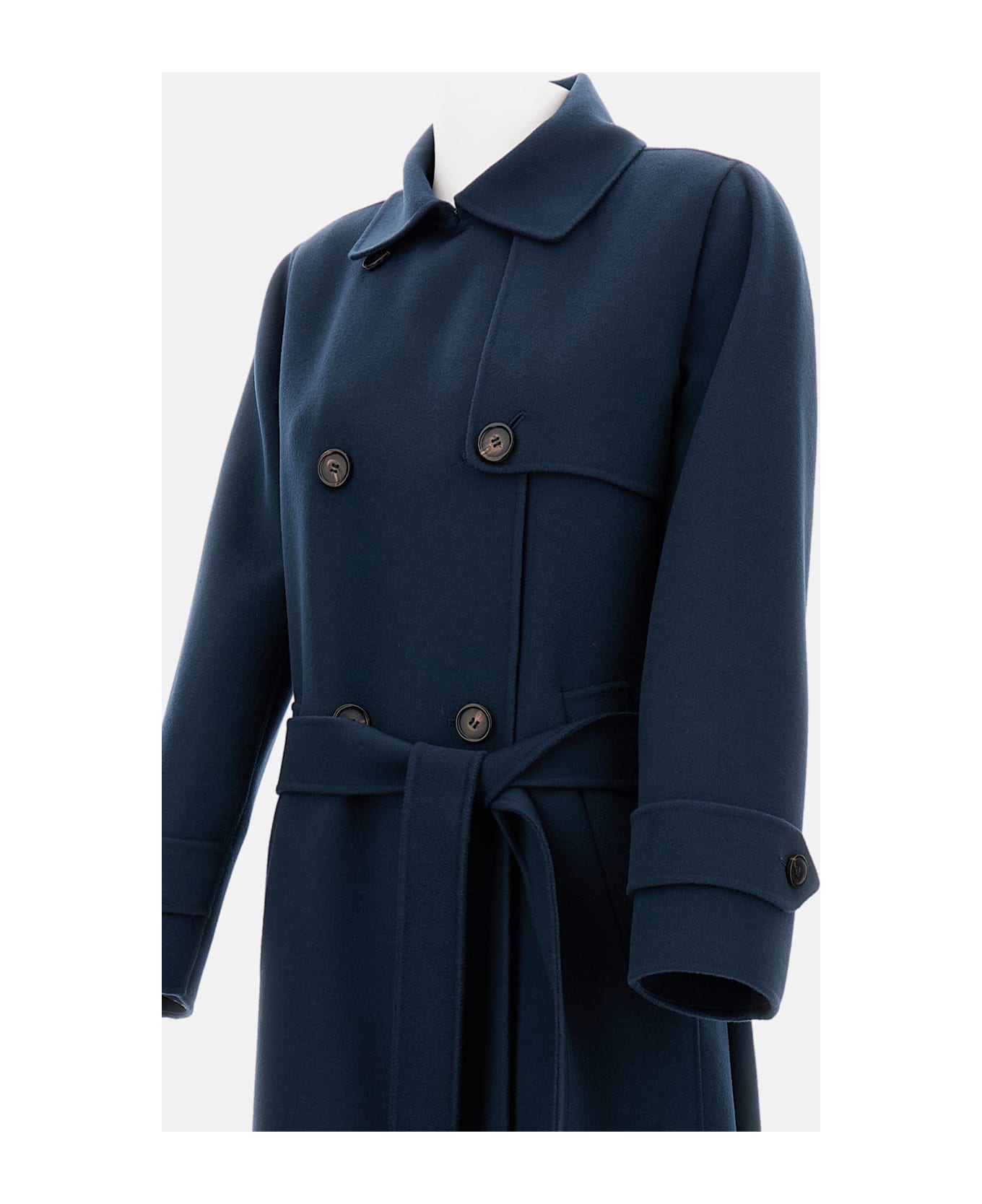 
S Max Mara Sem Coat - BLUE