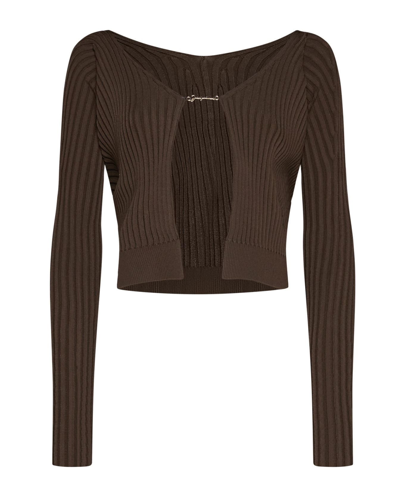 Jacquemus Le Maille Pralu Longue - Dark brown