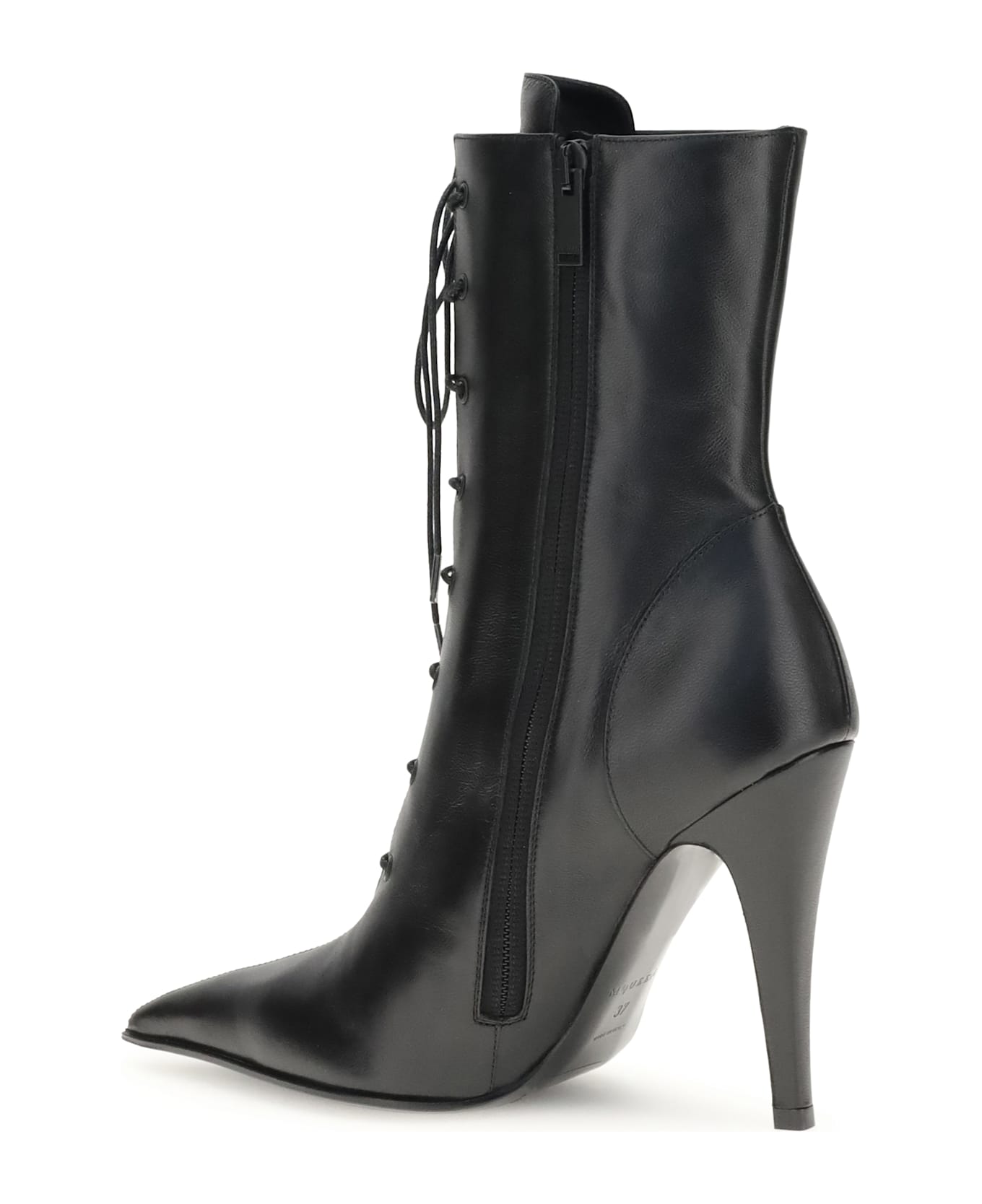 Alexander McQueen Leather Ankle Boots