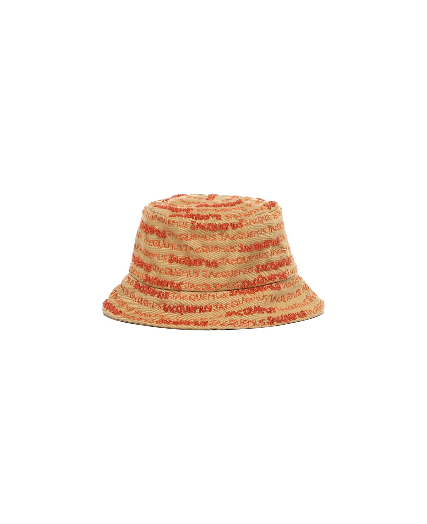 Jacquemus Bucket Hat Bob Bordado - Orange