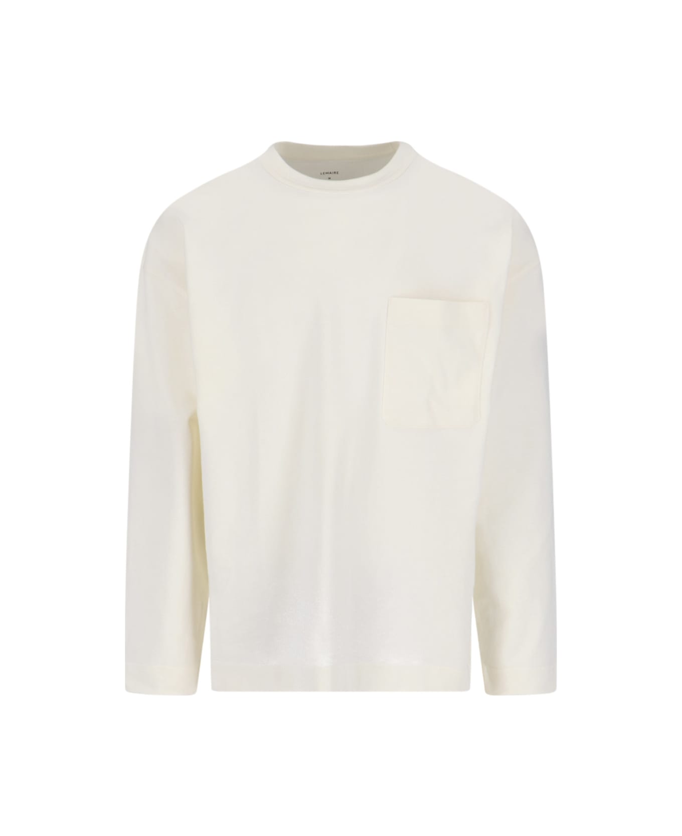 Lemaire T-shirt With Pocket - Crema